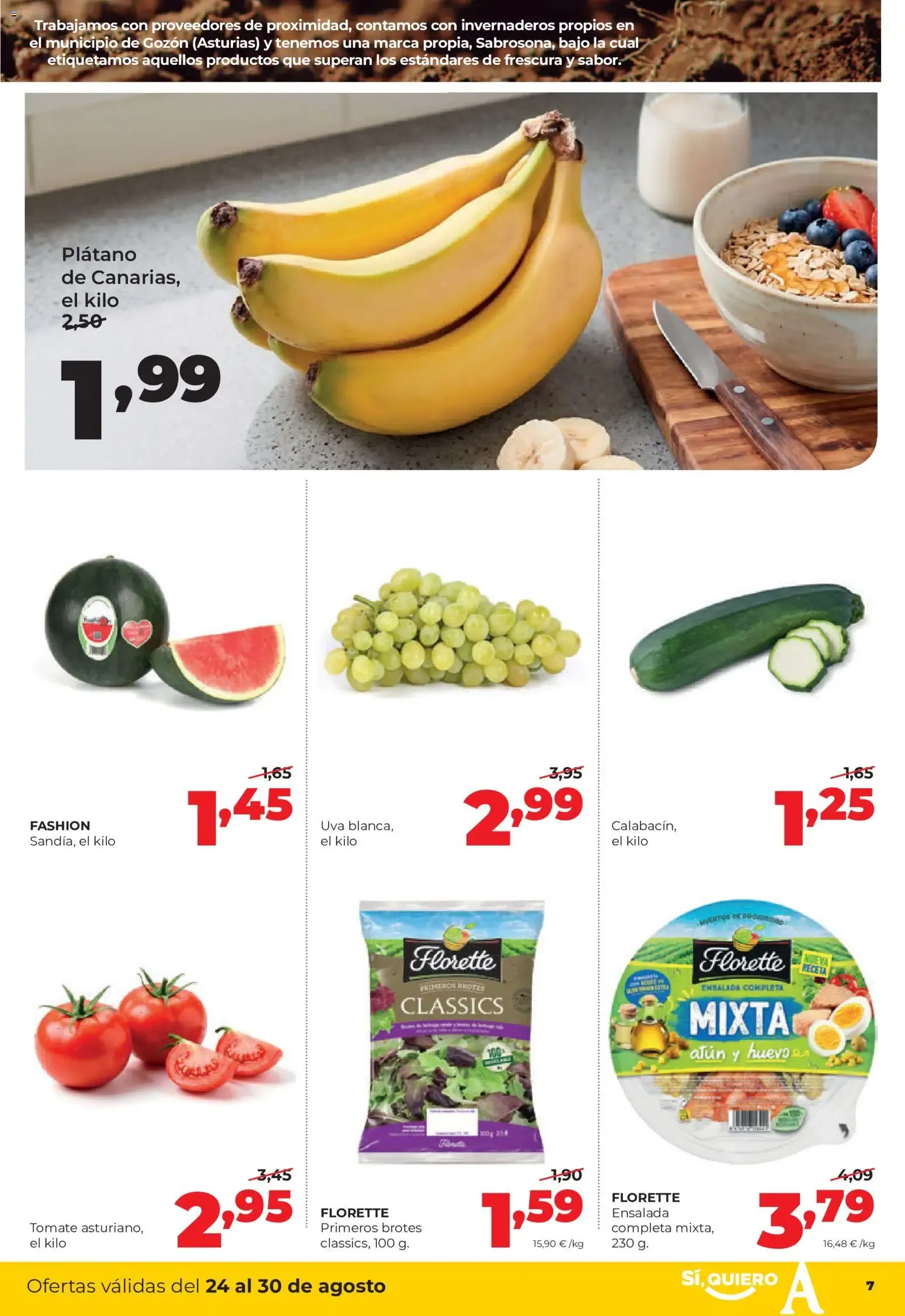 Catálogo de Alimerka folleto del 24/08/2026 | Catálogo 24 de agosto al 30 de agosto 2026 - Página 7