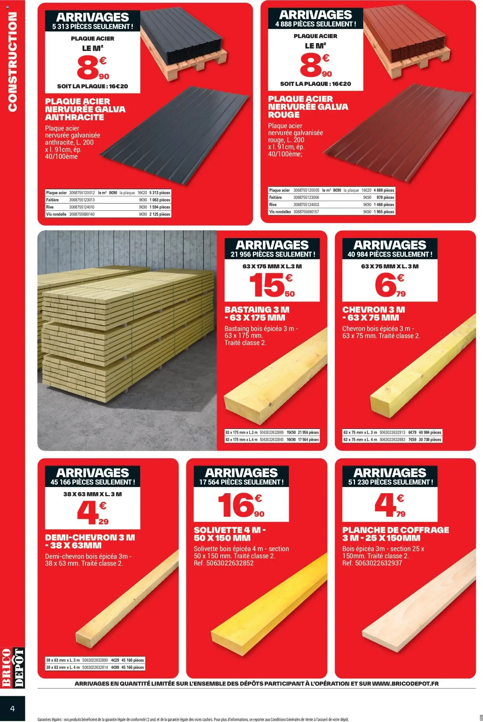 Brico Dépôt catalogue à partir du 21/08/2026 - promo en ligne du 21 août au 3 septembre 2026 - Catalogue page 4