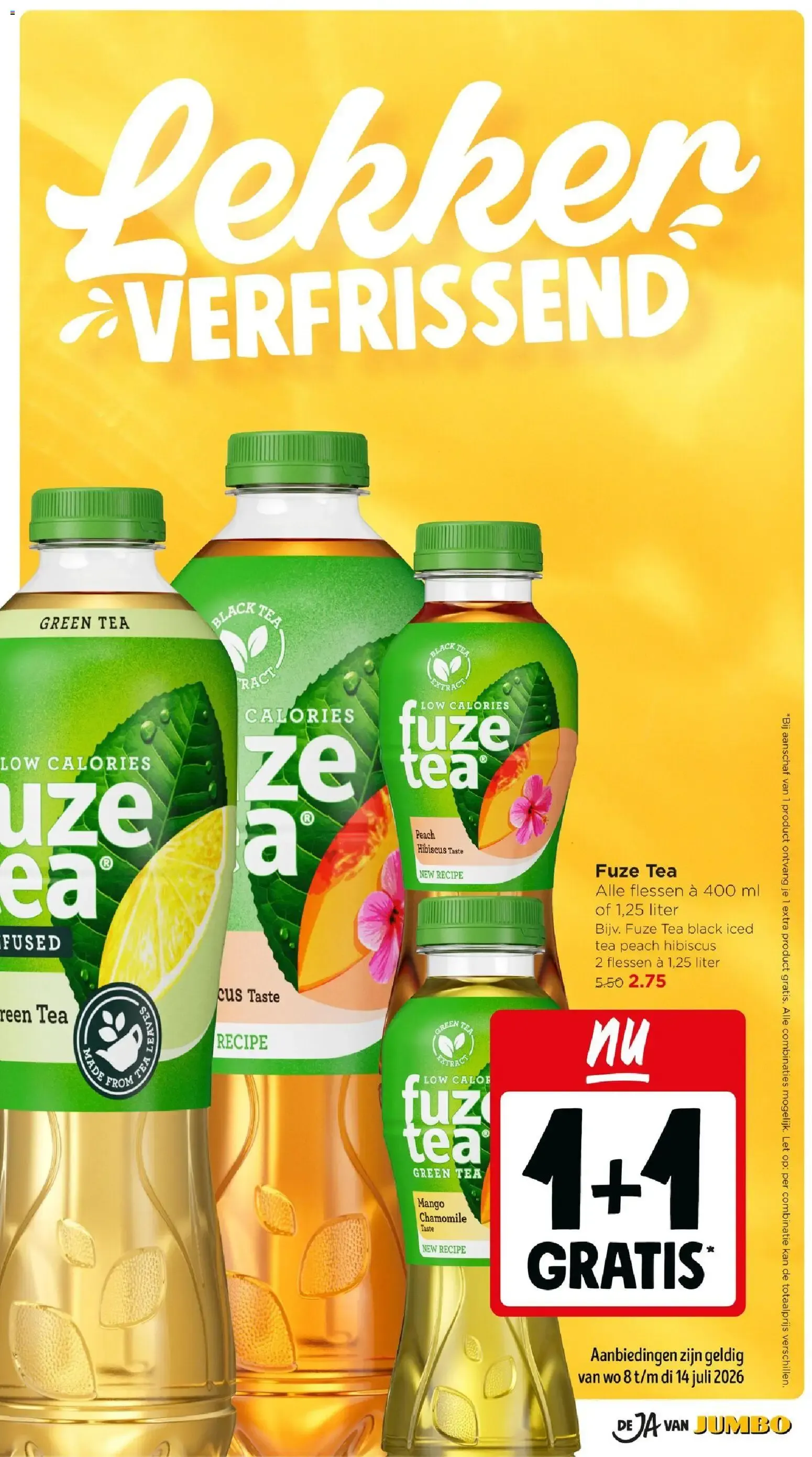 Jumbo: Campina Langlekker 2+3 GRATIS - Nóg meer voorraad pakken van 8 juli tot 14 juli 2026 - Folder pagina 10