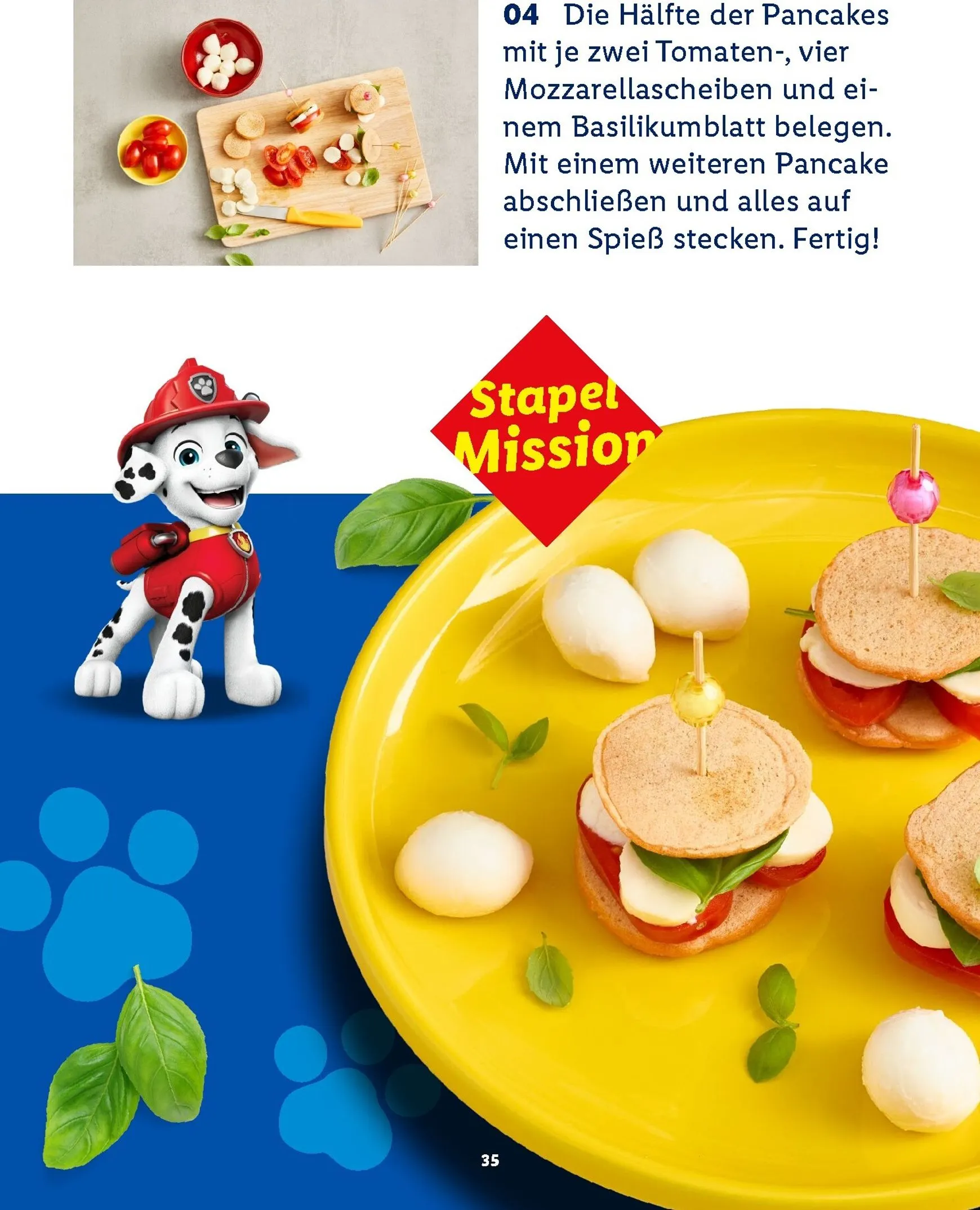 Lidl - Paw Patrol Rezeptheft Prospekt – von Montag 20.07.2026 bis Sonntag 23.08.2026 von 20. Juli bis 23. August 2026 - Prospekt seite 35