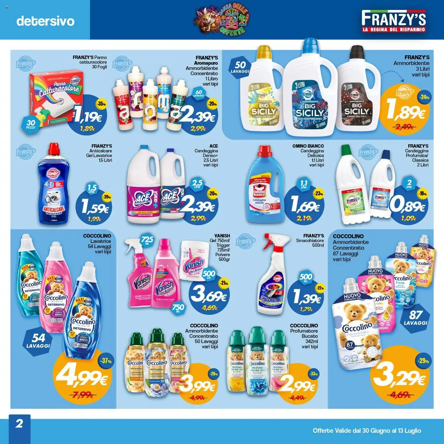 Franzy's - La Regina del Risparmio da 30 giugno a 13 luglio di 2026 - Pagina del volantino 2