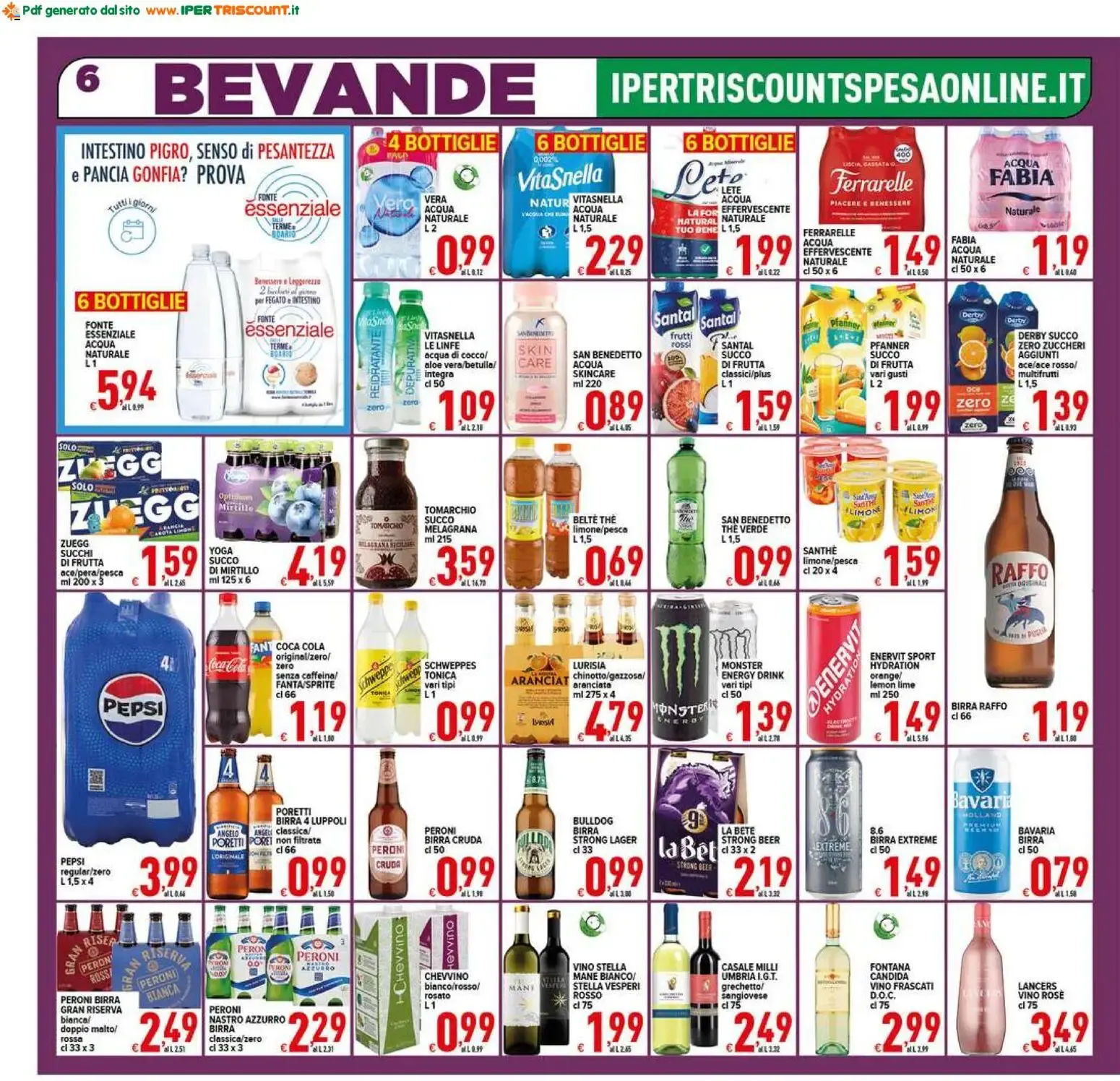 Ipertriscount volantino dal 14/10/2026 - online Offerte da 14 ottobre a 22 ottobre di 2026 - Pagina del volantino 6