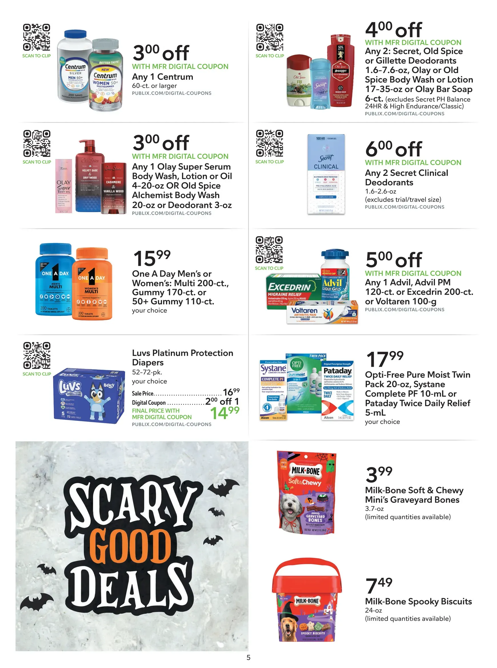 Weekly promotion Future Publix - Extra Savings flyer valid from Thursday 10/22/2026 to Wednesday 11/04/2026 spanning from October 22 to November 4 2026 - Page 5 for Catalogue 365