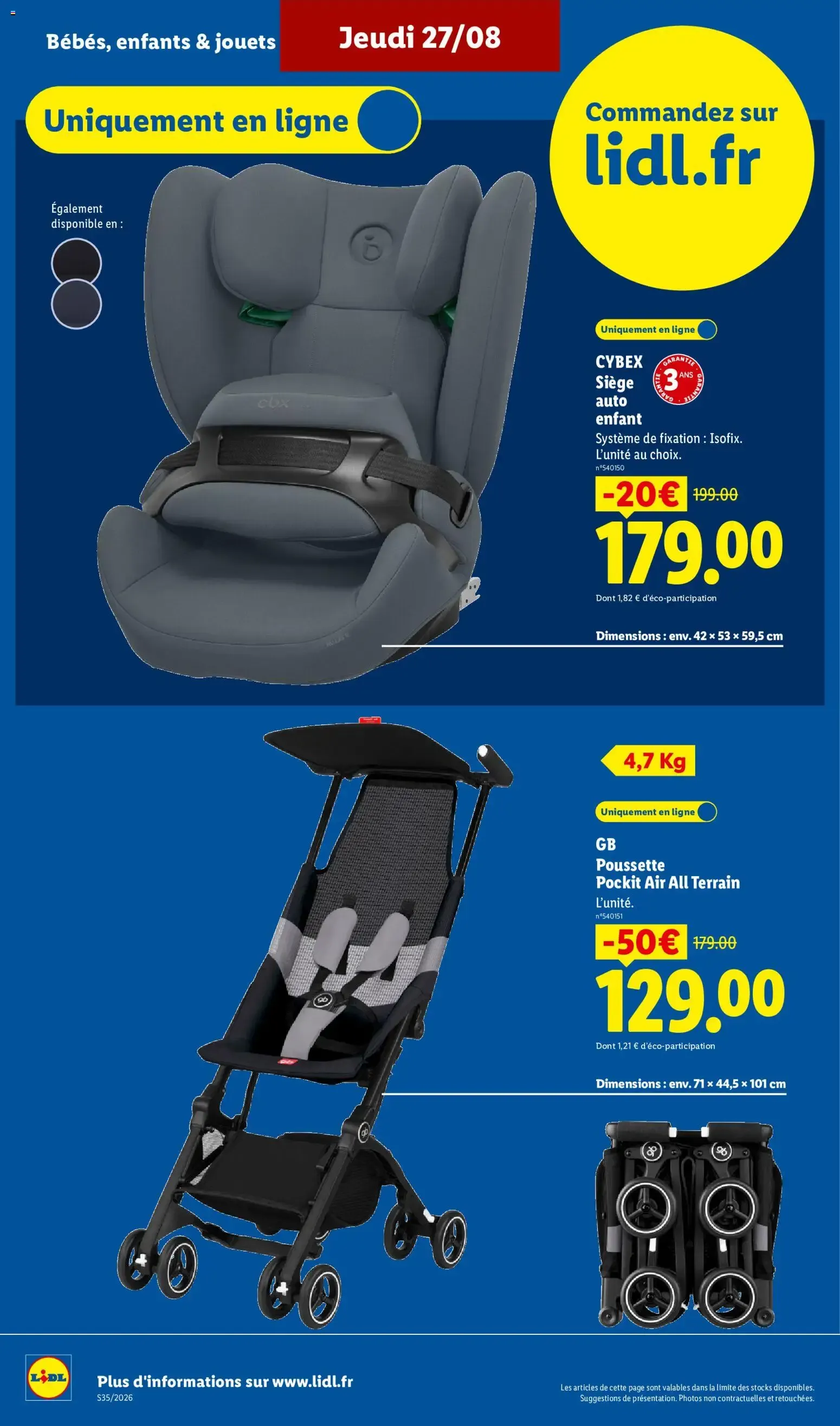 LIDL La rentrée des économies du 27 août au 2 septembre 2026 - Catalogue page 32