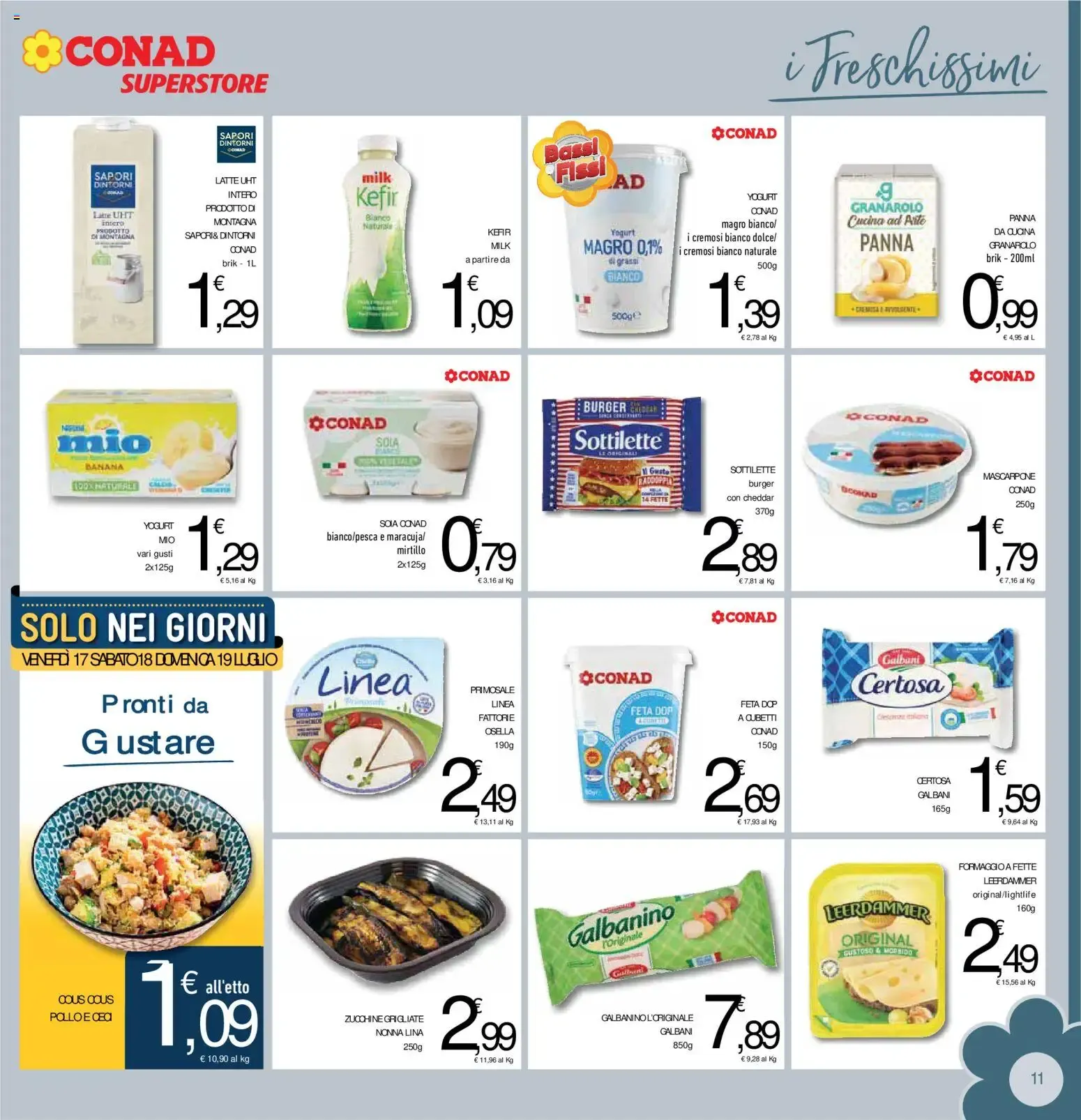 Volantino Conad dal 15/07/2026 > Anteprima da 15 luglio a 26 luglio di 2026 - Pagina del volantino 11