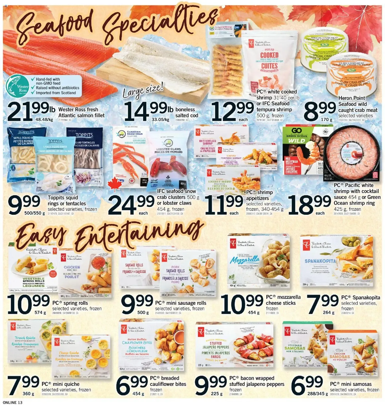 Fortinos weekly flyer / circulaire from Oct 8, 2026 > weekly specials & deals from October 9 to October 11 2026 - flyer page 13