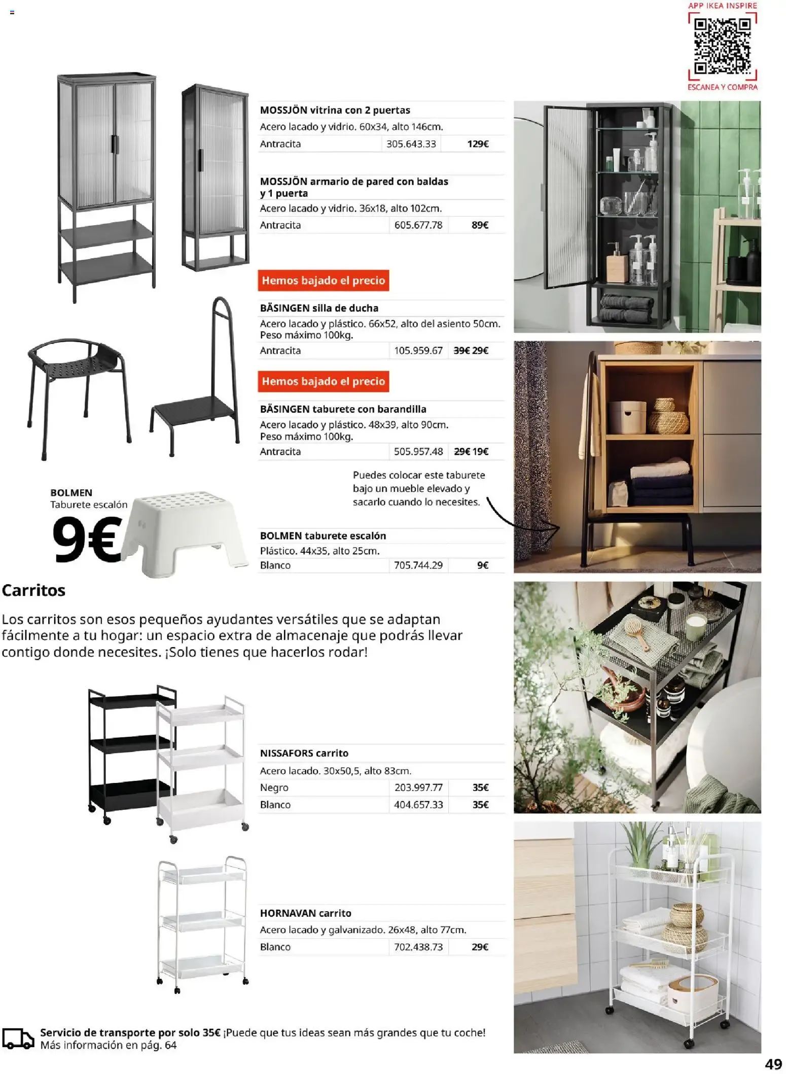 Catálogo de GUÍA DE COMPRA Muebles para el baño 1 de septiembre al 31 de enero 2027 - Página 49