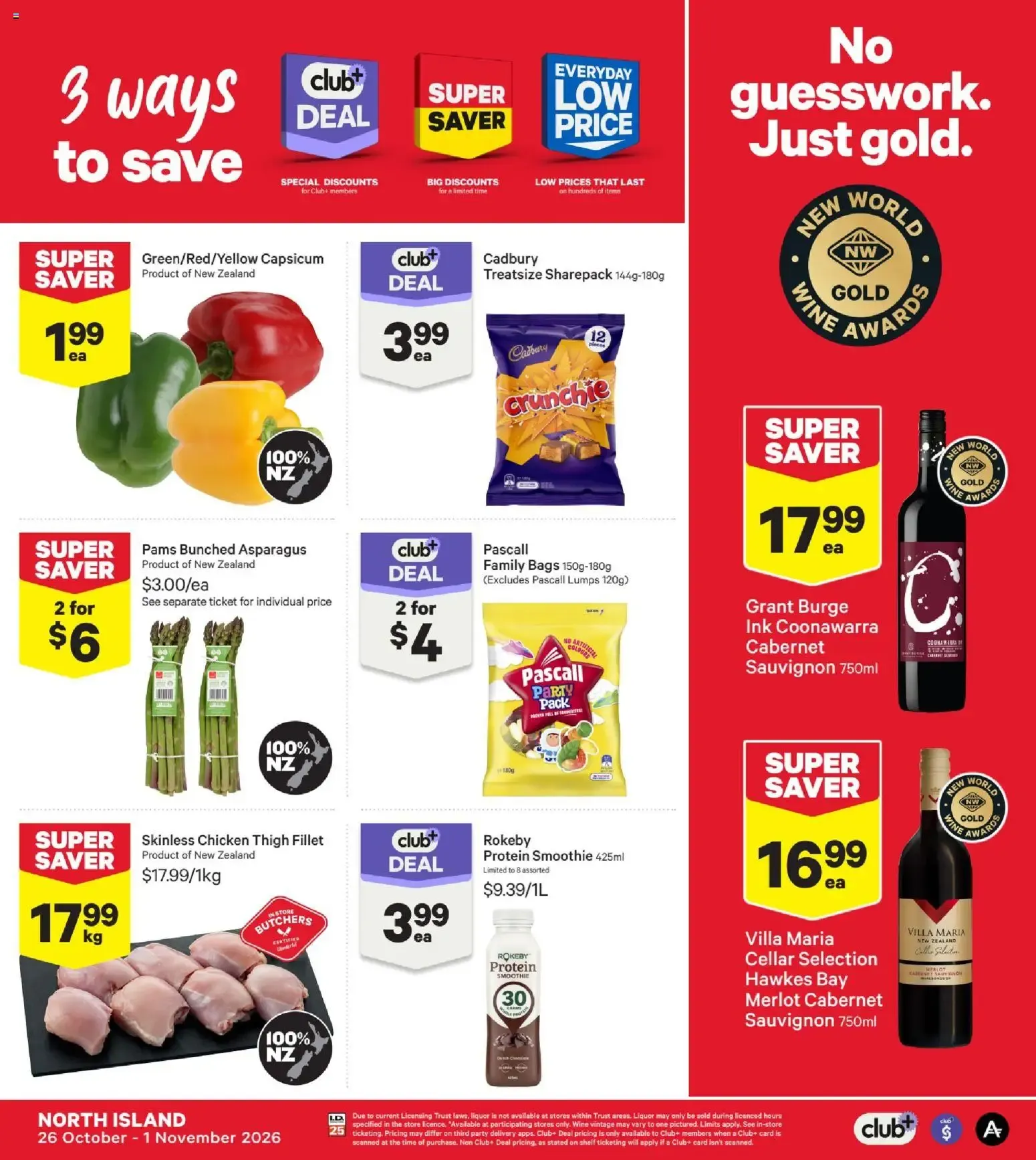 New World new specials valid 26 Oct 2026 - 1 Nov 2026 from 26 October to 1 November 2026 - Catalogue Page 1