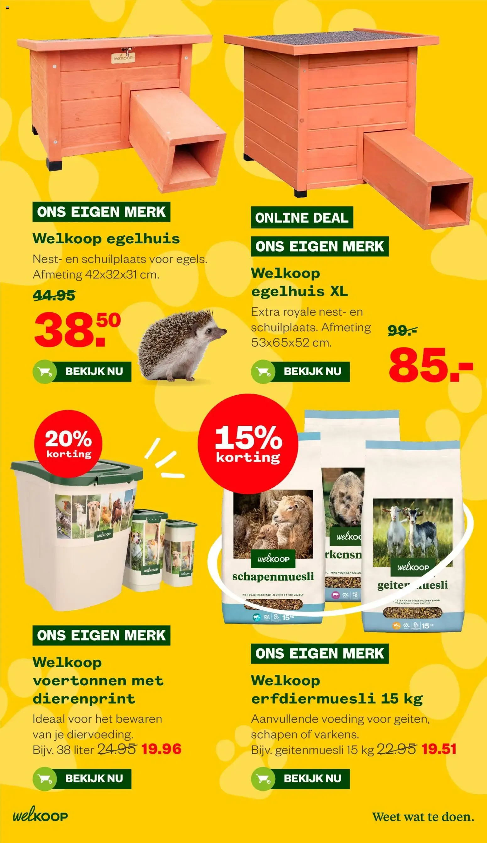 Welkoop Dierendag Deals van 21 september tot 4 oktober 2026 - Folder pagina 15