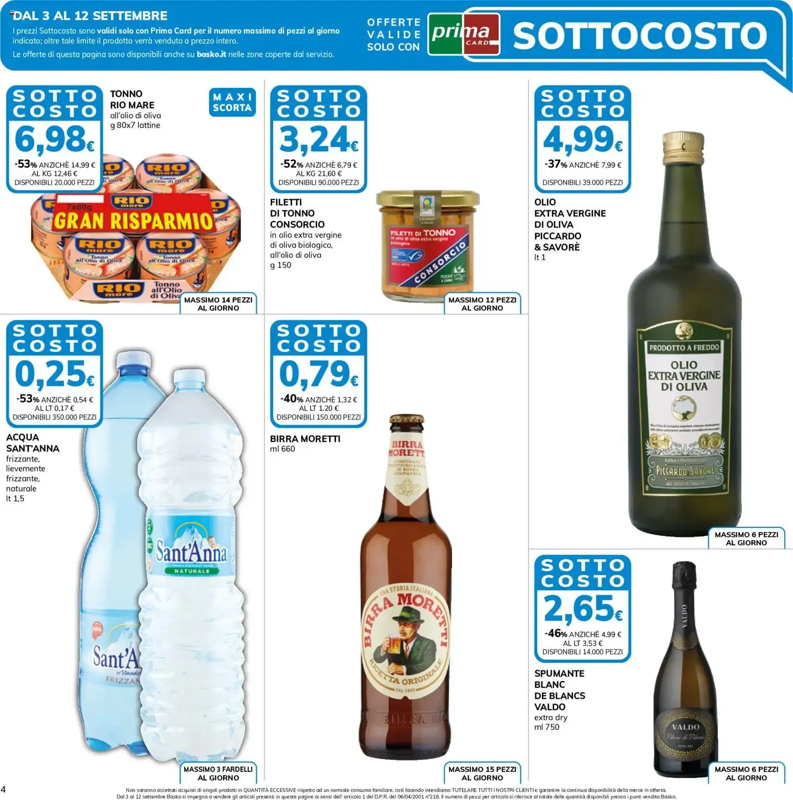 SOTTO COSTO da 3 settembre a 14 settembre di 2026 - Pagina del volantino 4