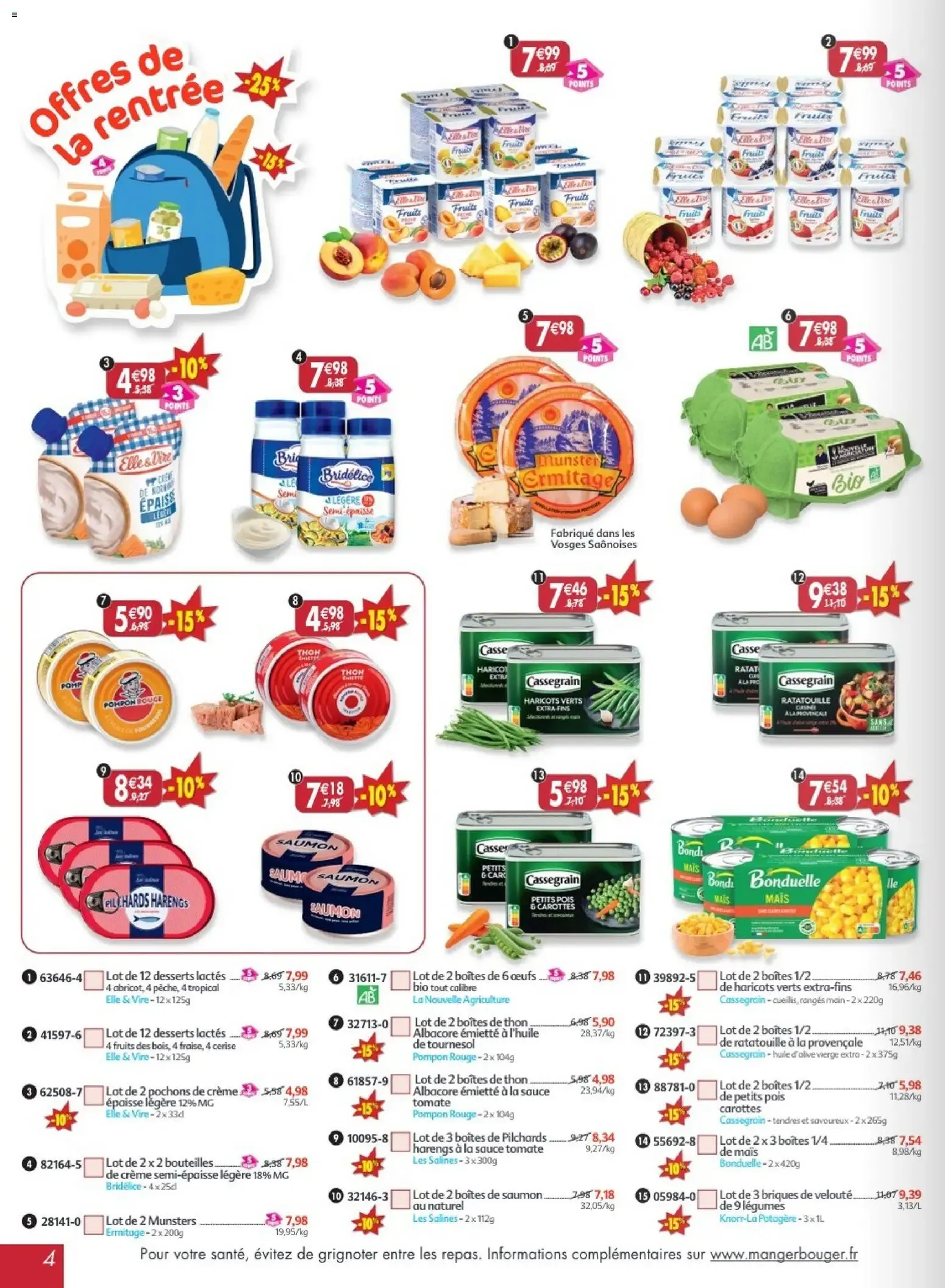 Maximo catalogue epicerie à partir du 24/08/2026 - promo en ligne du 24 août au 27 septembre 2026 - Catalogue page 4