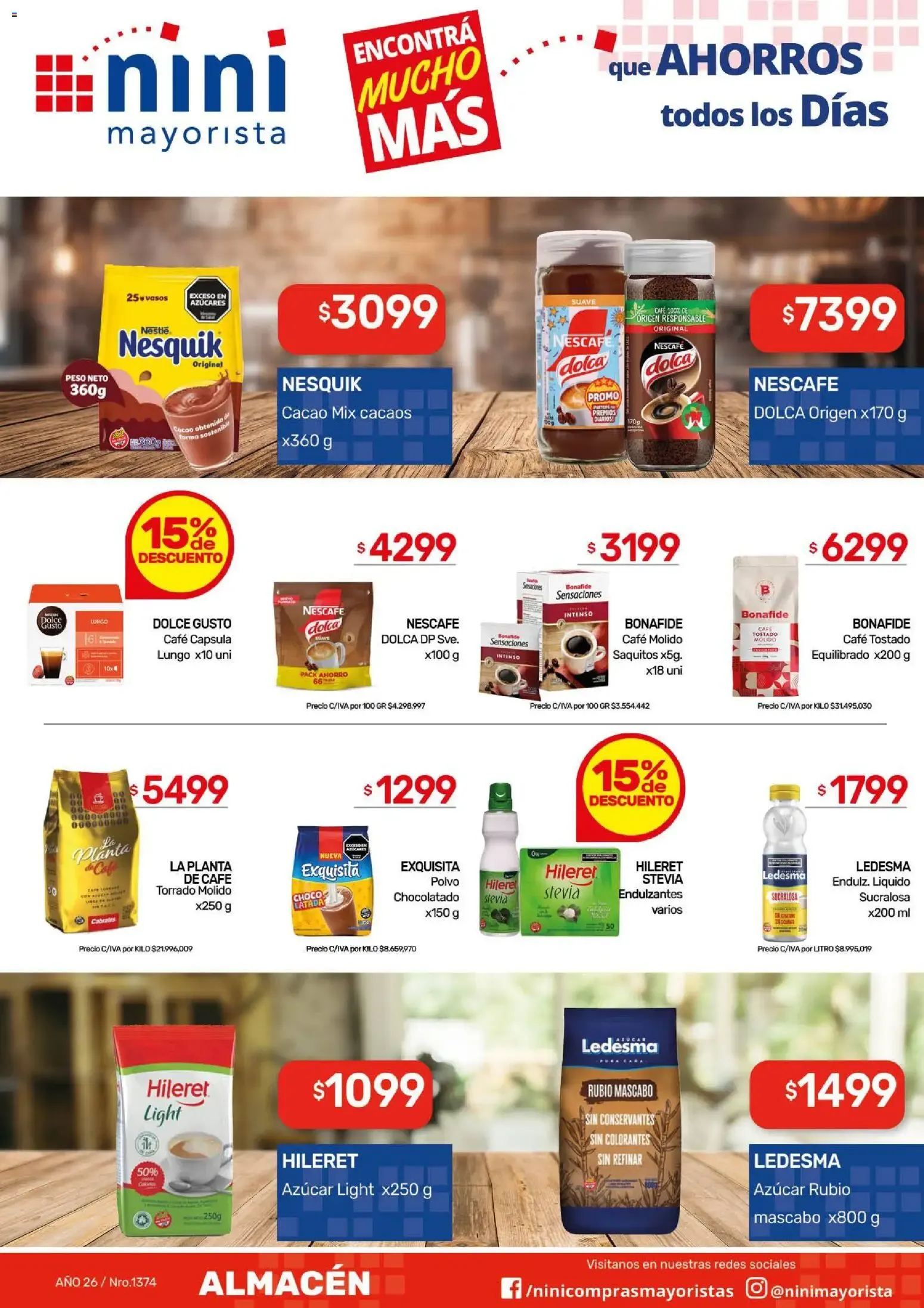 Ofertas de NINI Mayorista - Revista N°1374 24 de agosto al 30 de agosto 2026 - Página 28 del catálogo