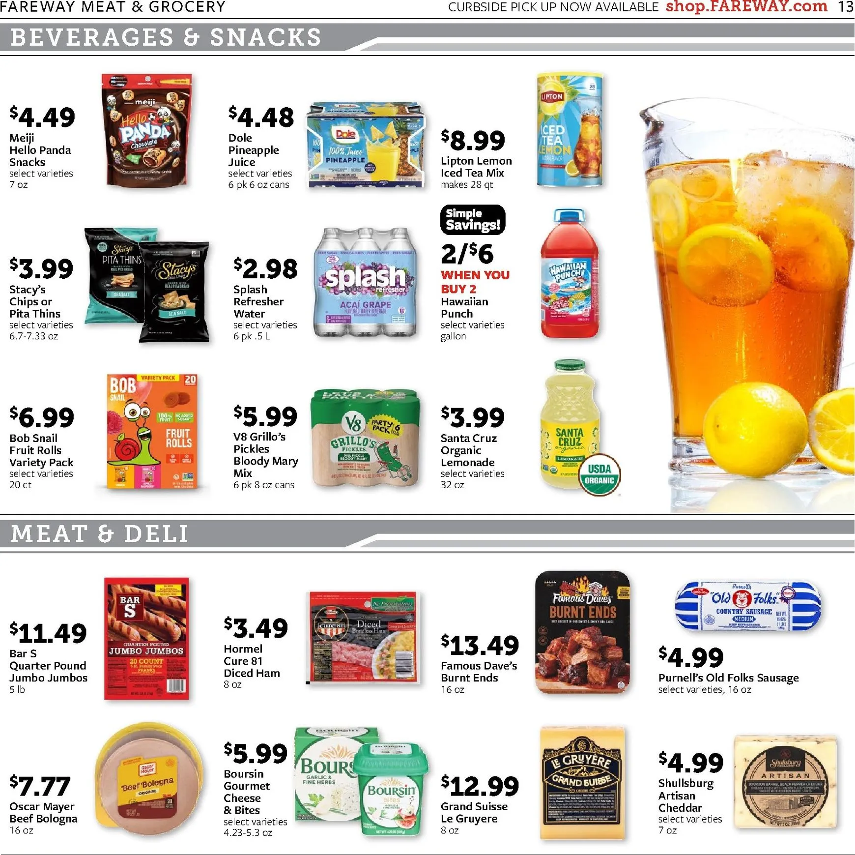 Weekly ad Fareway Meat & Grocery - Iowa State Fair Tickets from July 27 to August 1 2026 - Page 13