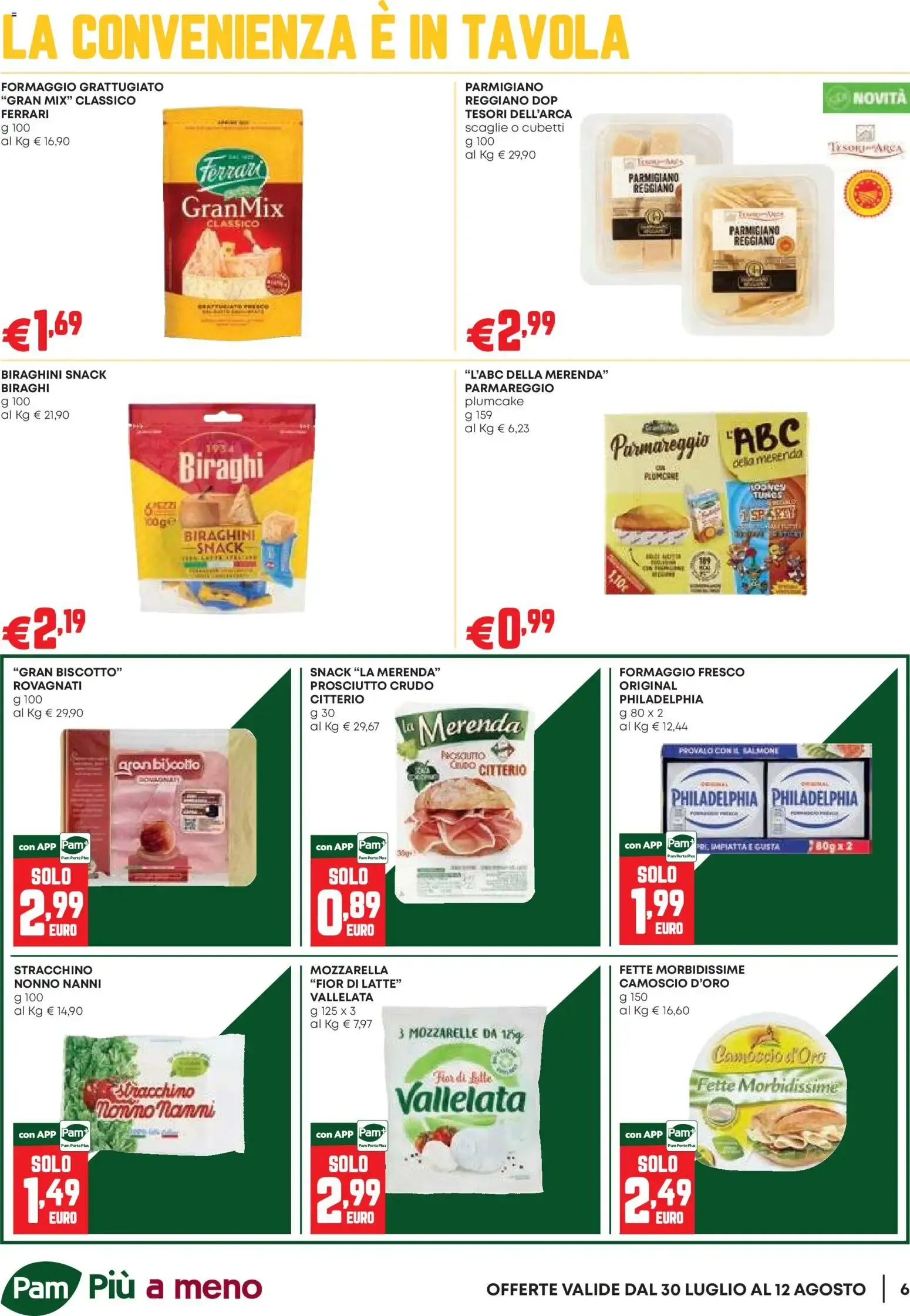 Nuovo PAM volantino Occasioni Extra dal 30/07/2026 > offerte anteprima 🛍️ da 30 luglio a 12 agosto di 2026 - Pagina del volantino 6