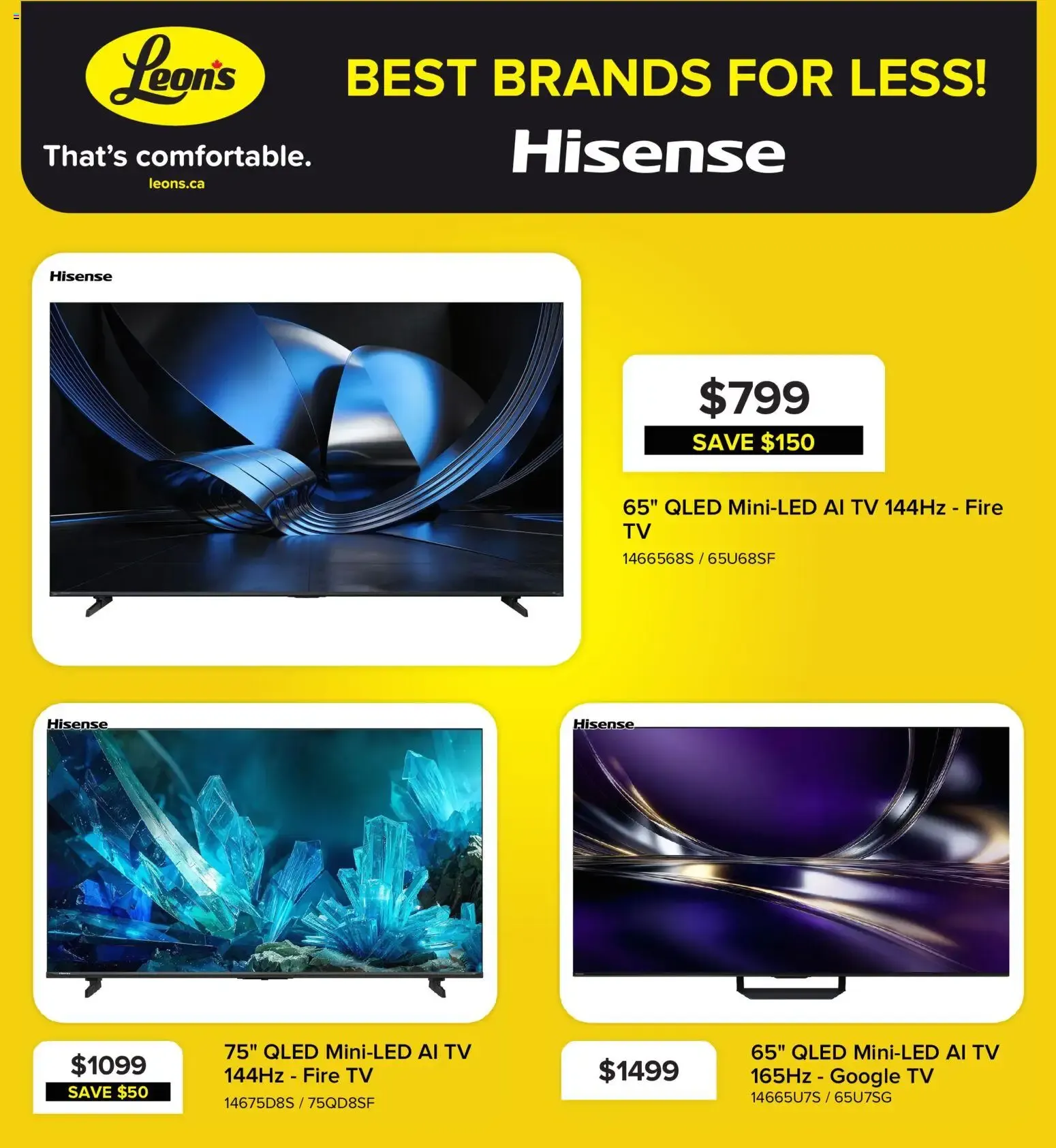 Leon's: Mejores Marcas por Menos! (Samsung TVs) from October 8 to October 14 2026 - flyer page 7