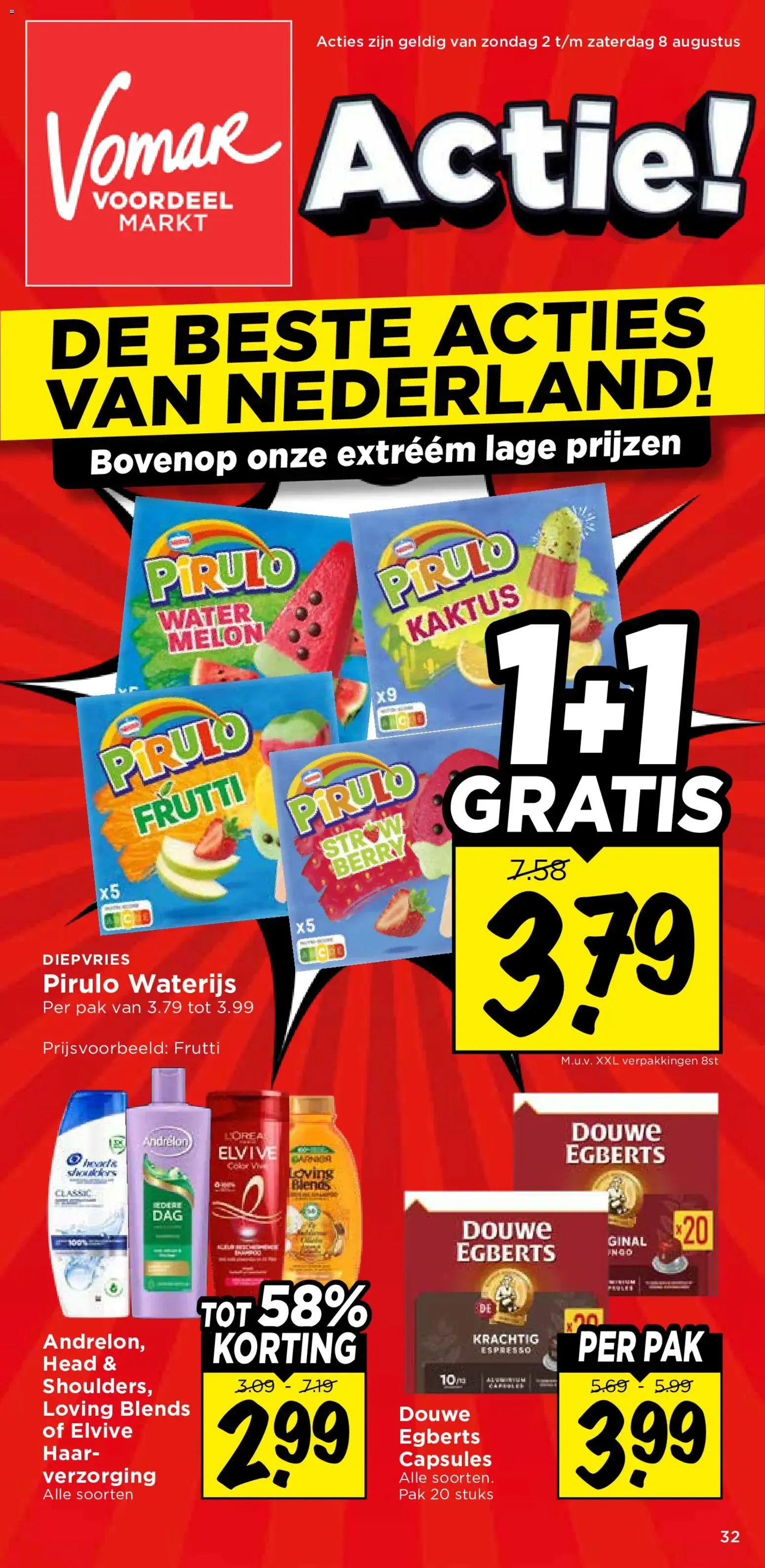 Vomar folder vanaf 02-08-2026 // volgende, deze week van 2 augustus tot 8 augustus 2026 - Folder pagina 1