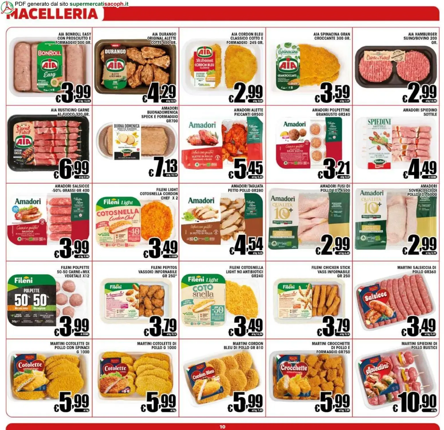 Sacoph volantino dal 12/08/2026 - online Offerte da 12 agosto a 20 agosto di 2026 - Pagina del volantino 10