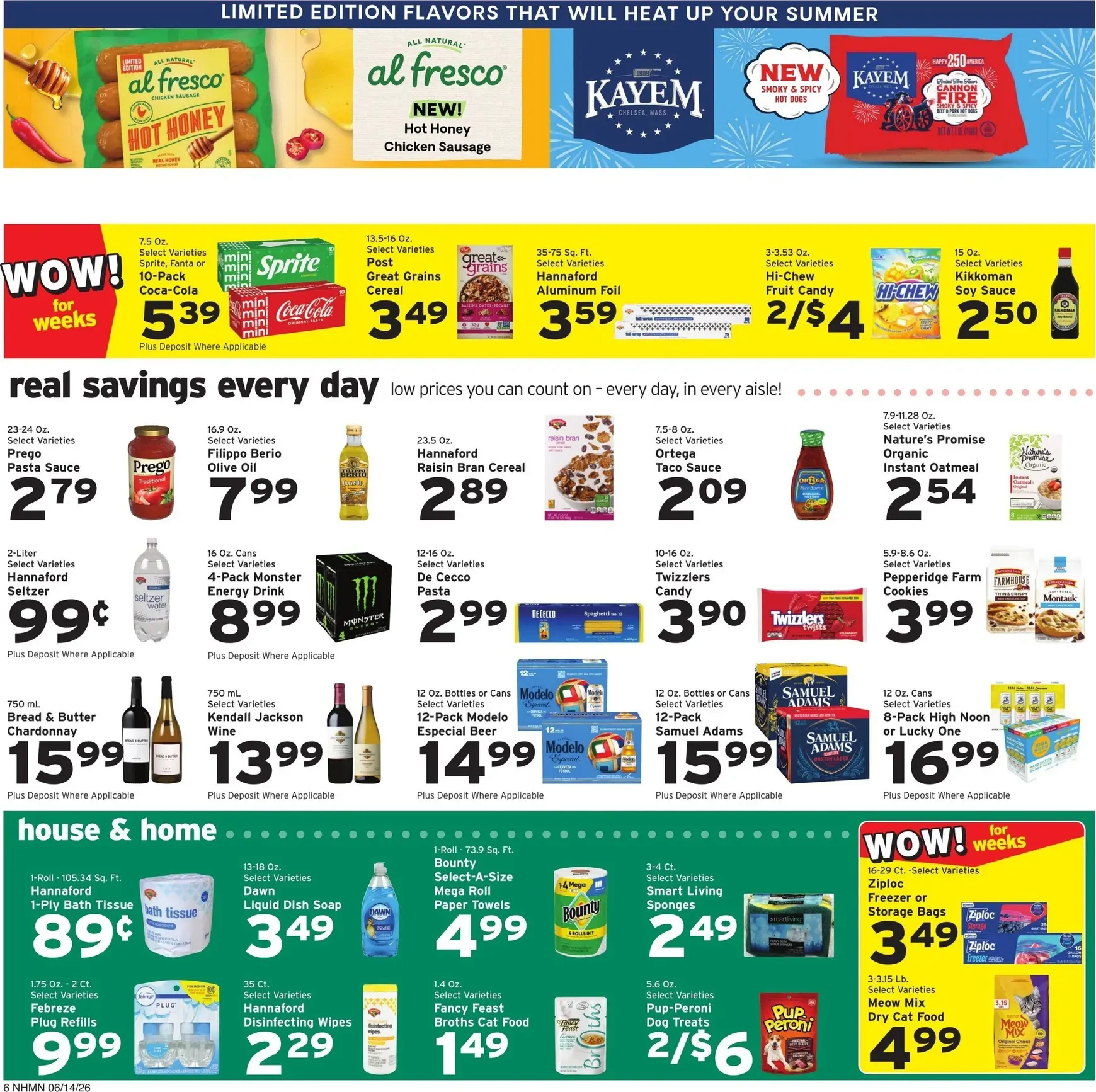 Weekly ad Hannaford: Happy Father's Day! Summer Grilling Savings from June 14 to June 20 2026 - Page 6