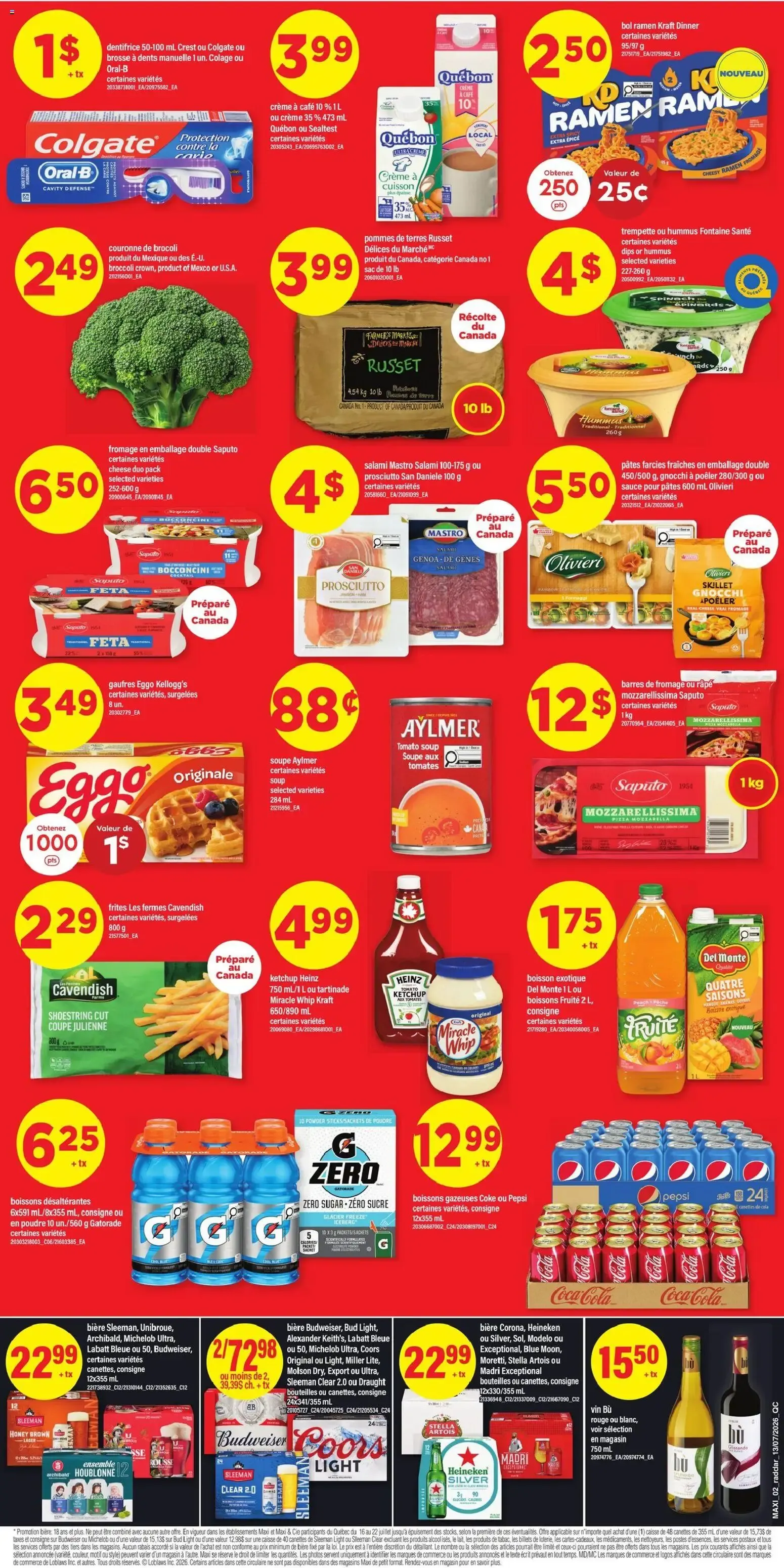 Maxi weekly flyer / circulaire from Jul 16, 2026 > weekly specials & deals from July 16 to July 22 2026 - flyer page 2