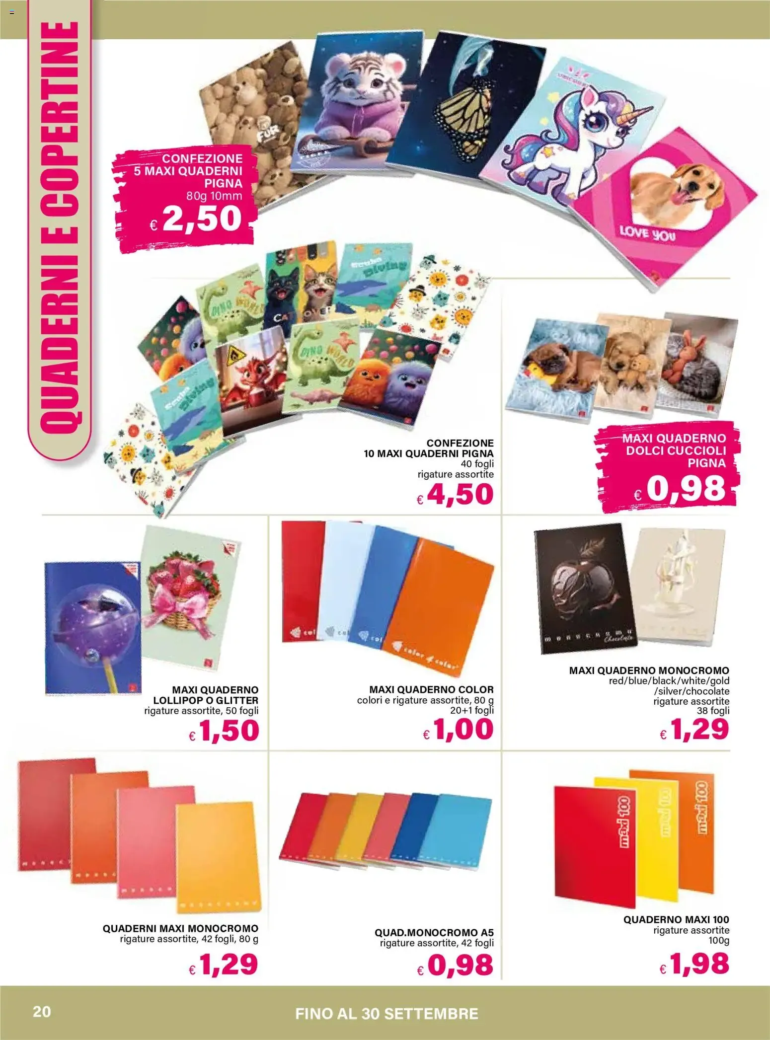 Il Gigante Ipermercati - Catalogo Scuola: Maestreee... Stiamo Tornando! da 6 agosto a 30 settembre di 2026 - Pagina del volantino 20