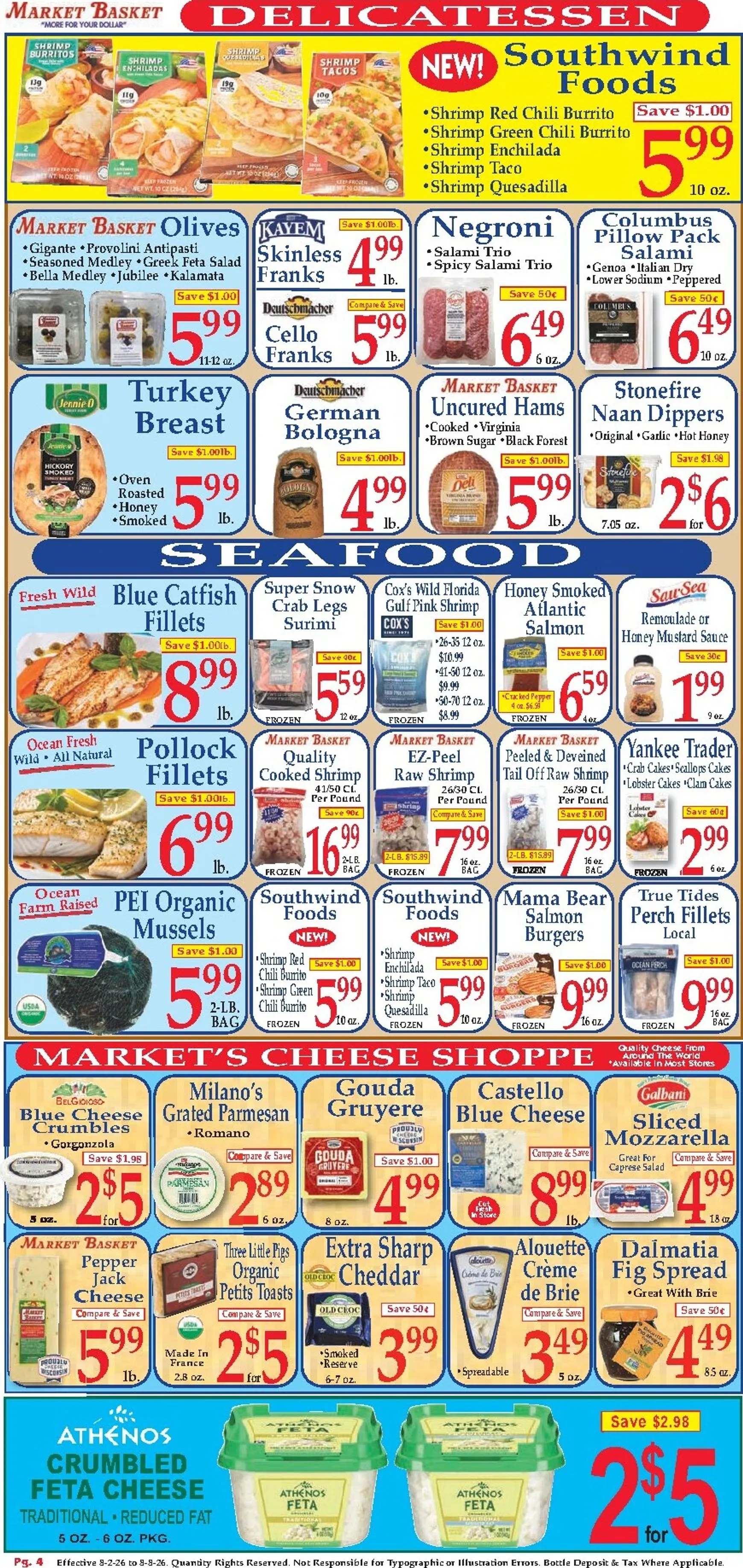 Weekly ad Current Market Basket leaflet valid from Sunday 08/02/2026 to Saturday 08/08/2026 from August 2 to August 8 2026 - Page 4