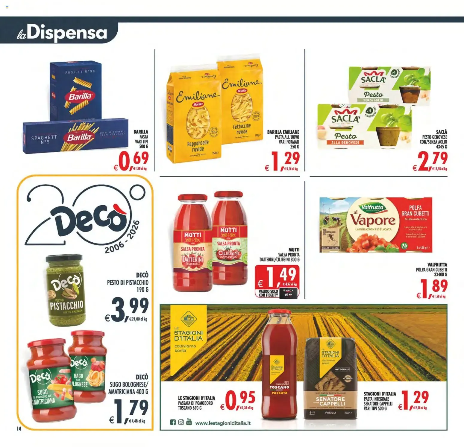 Nuovo Decò volantino Maxistore, Supermercati Lipari dal 23/10/2026 > offerte anteprima 🛍️ da 23 ottobre a 2 novembre di 2026 - Pagina del volantino 14