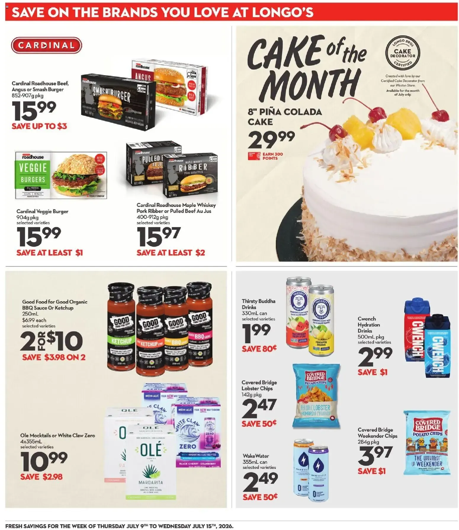 Longo's weekly flyer / circulaire from Jul 9, 2026 > weekly specials & deals from July 9 to July 15 2026 - flyer page 20
