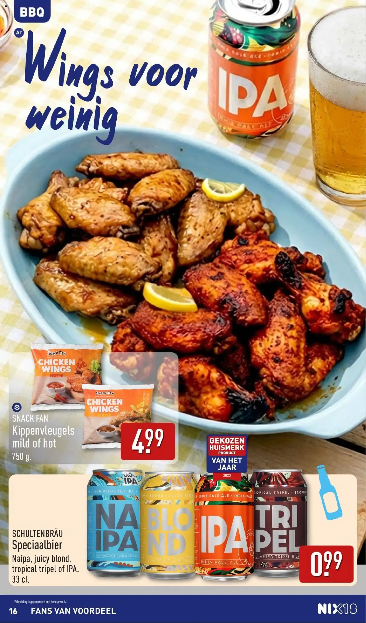 Aldi: ¡Qué Barato, Vamos a Celebrar! Boordevol Zomerse Inspiratie para BBQ van 3 augustus tot 9 augustus 2026 - Folder pagina 16