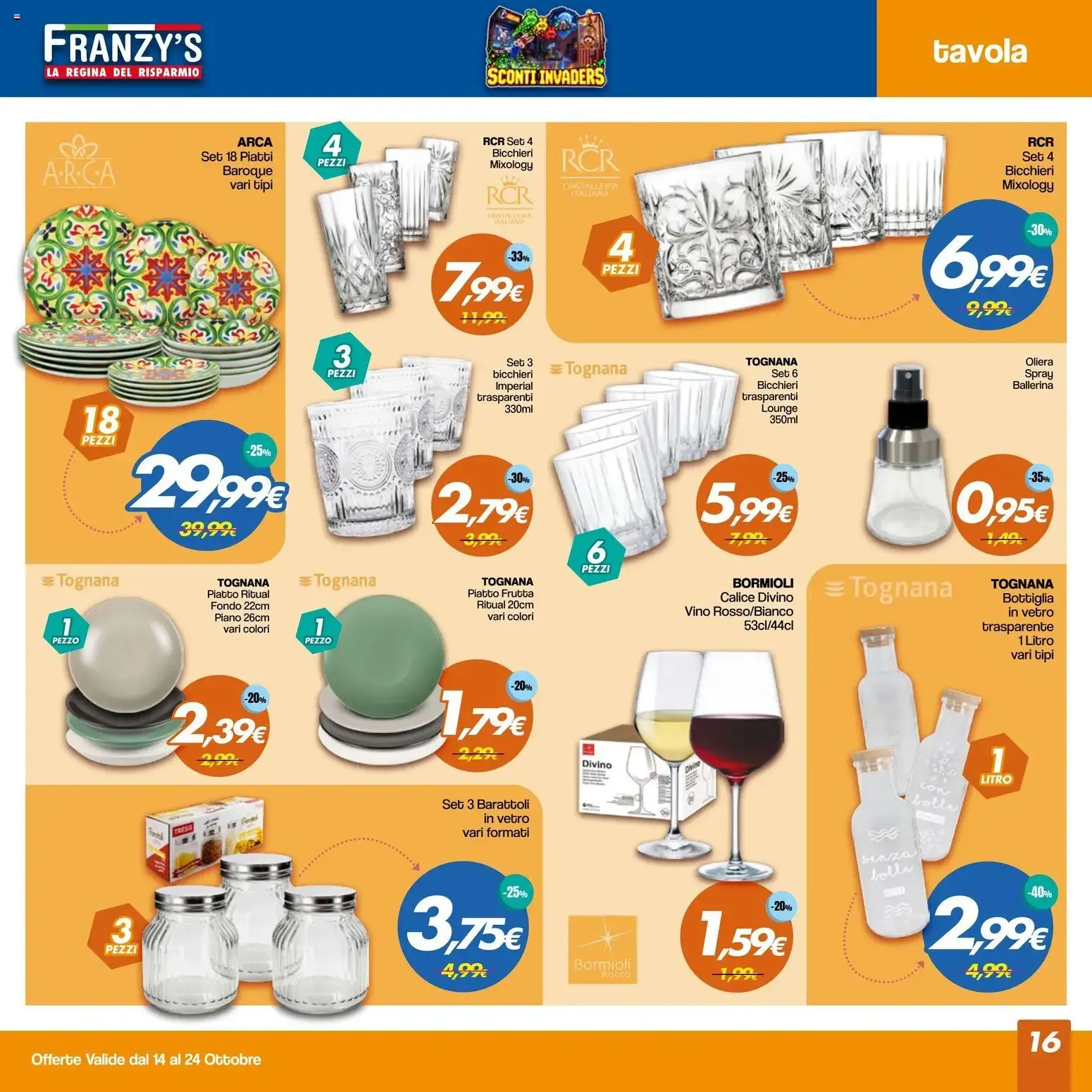 FRANZY'S LA REGINA DEL RISPARMIO da 14 ottobre a 24 ottobre di 2026 - Pagina del volantino 16