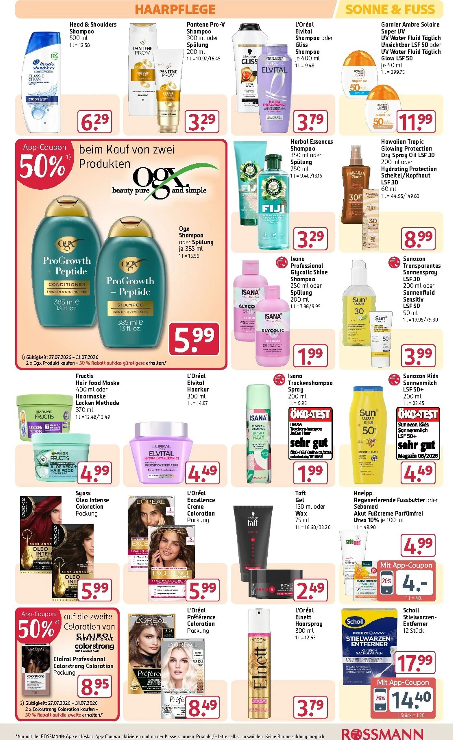 ROSSMANN Prospekt – von Montag 27.07.2026 bis Freitag 31.07.2026 von 27. Juli bis 31. Juli 2026 - Prospekt seite 7