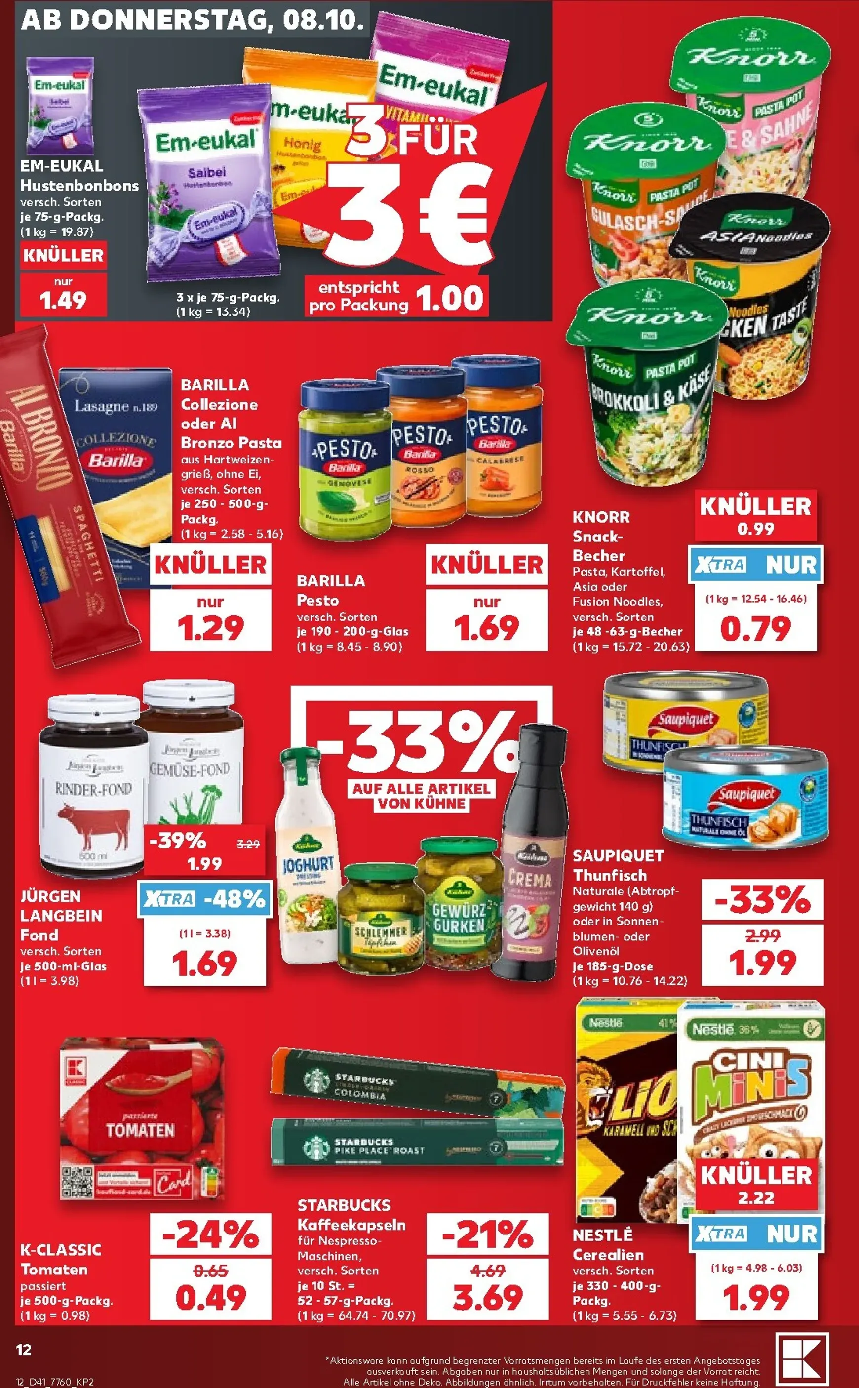 Neuer Kaufland Prospekt – von Donnerstag 08.10.2026 bis Mittwoch 14.10.2026 von 8. Oktober bis 14. Oktober 2026 - Prospekt seite 13