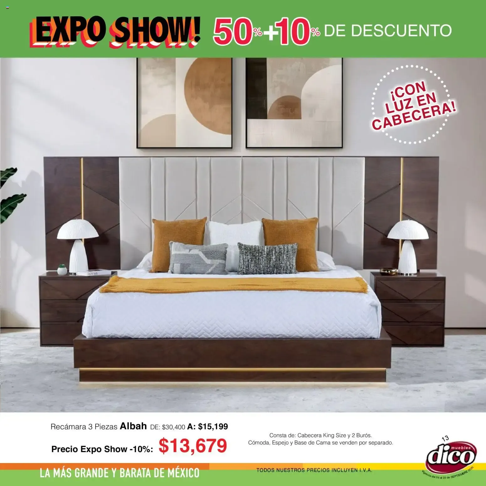 Catálogo de Muebles Dico catálogo Expo Show (04/09/2026 - 22/09/2026) - catálogo en línea 4 de septiembre al 22 de septiembre 2026 - Pagina 13