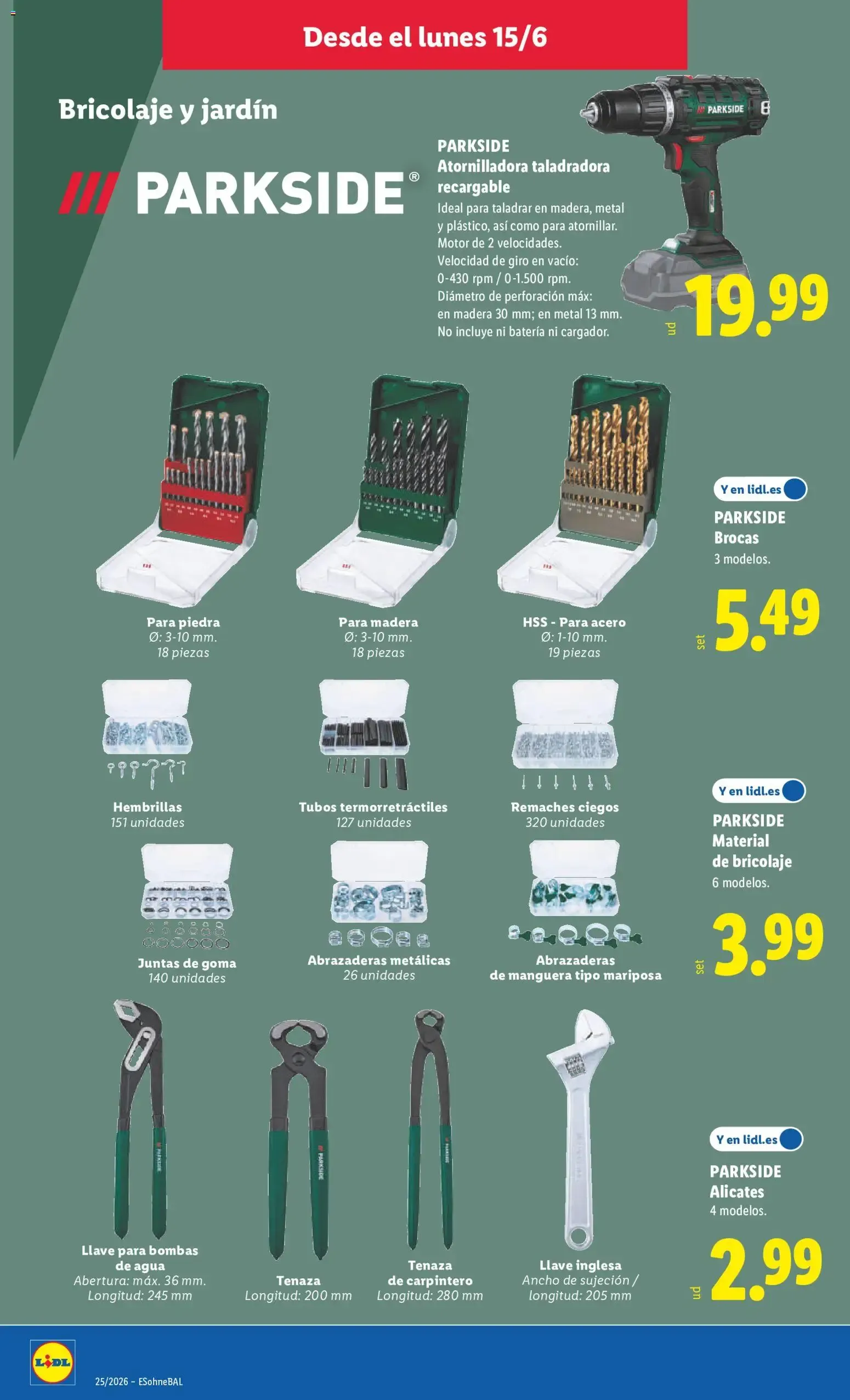 Catálogo de Lidl folleto de bazar del 15/06/2026 | Ofertas 15 de junio al 21 de junio 2026 - Página 12