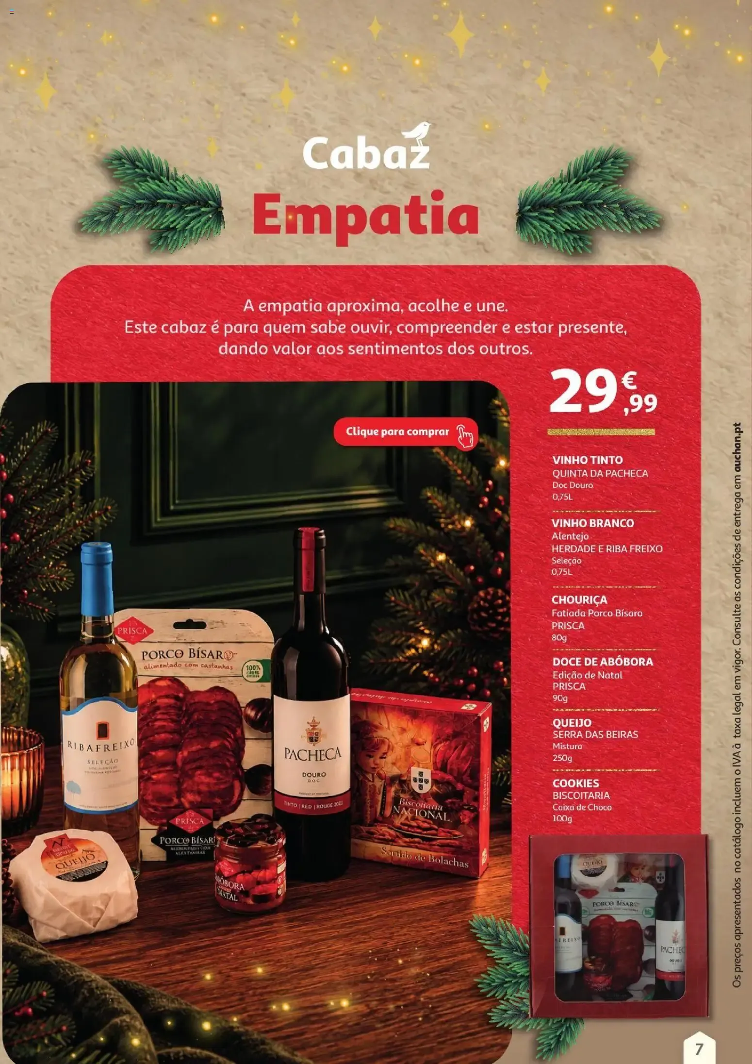 Folheto Auchan Cabazes de Natal 2026 » de 01/11/2026 - 31/12/2026 de 1 de novembro até 31 de dezembro 2026 - Pagina 7