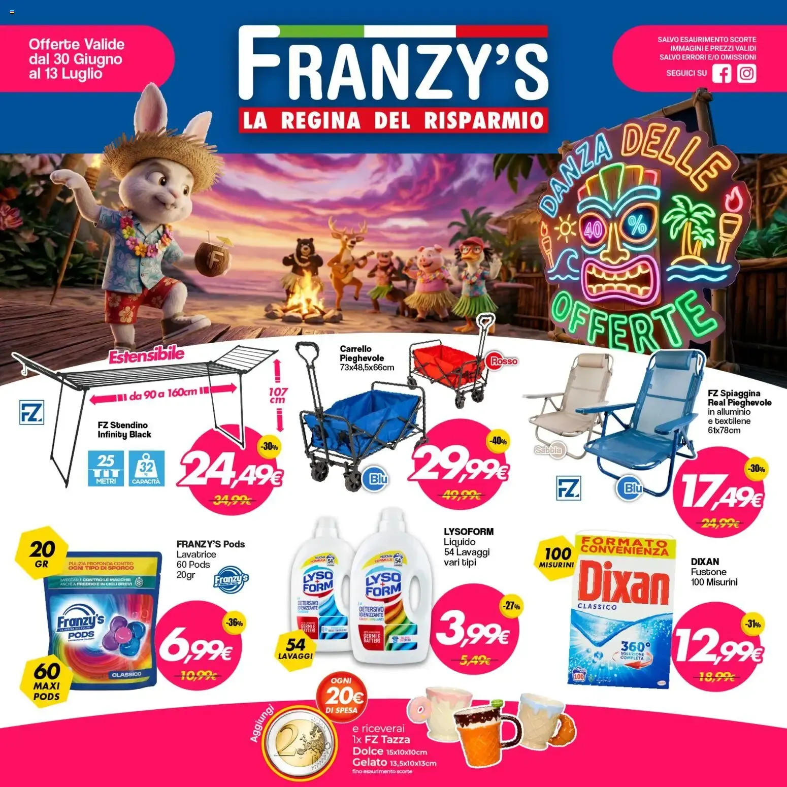 Franzy's - La Regina del Risparmio da 30 giugno a 13 luglio di 2026 - Pagina del volantino 1