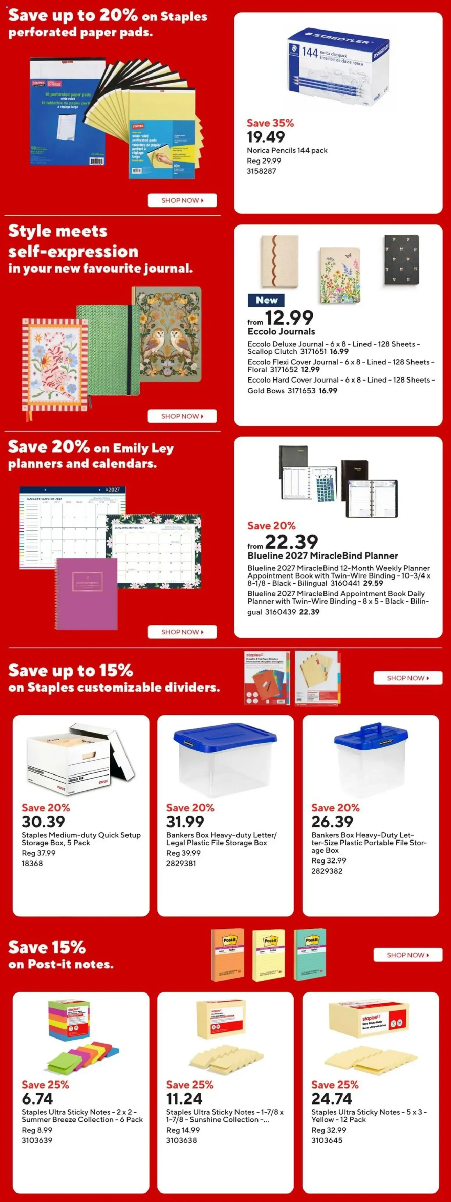 Staples Semi-annual Big Chair + Desk Event from October 16 to October 29 2026 - flyer page 14