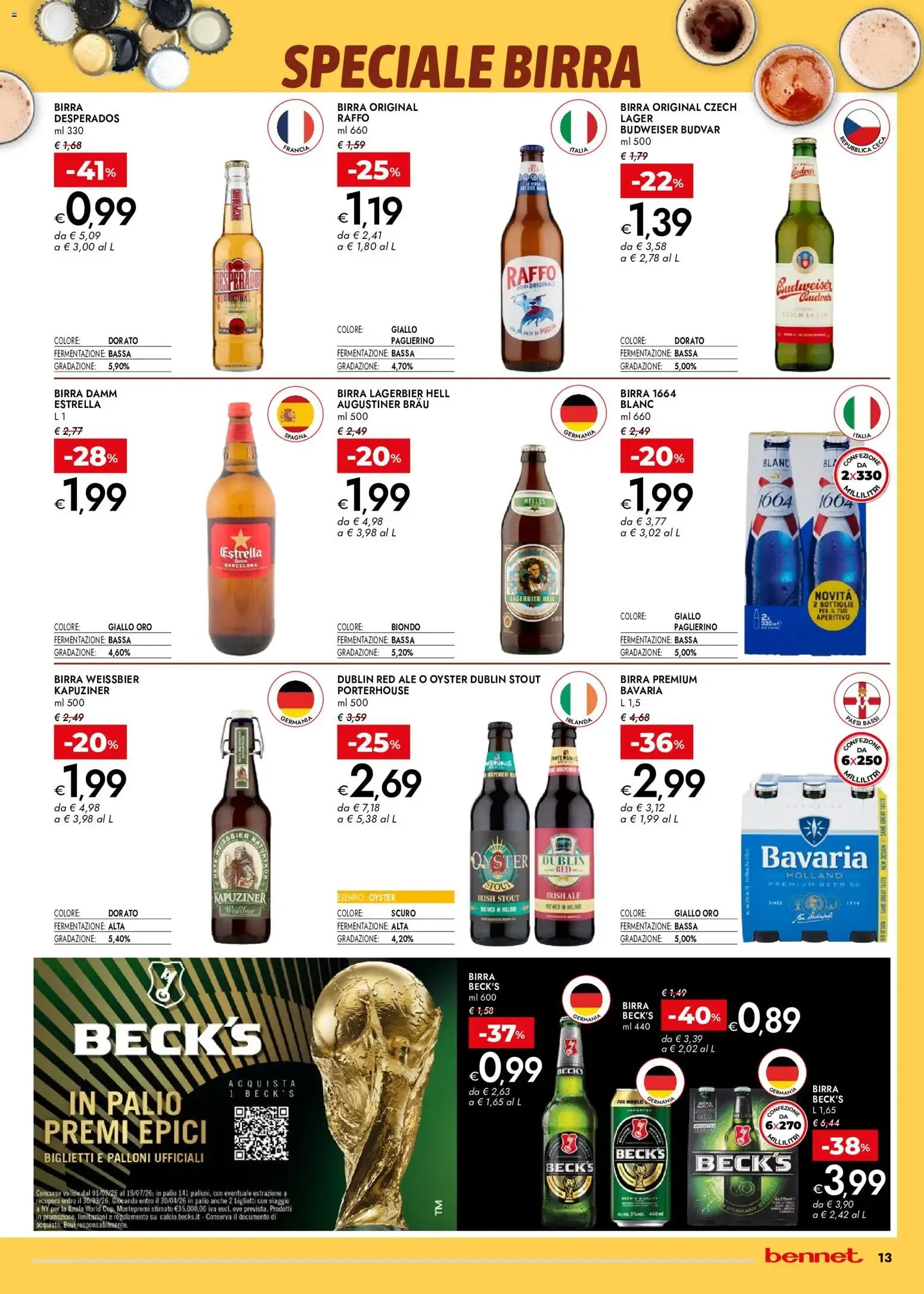 Nuovo bennet volantino Offerte Top dal 25/06/2026 > offerte anteprima 🛍️ da 25 giugno a 8 luglio di 2026 - Pagina del volantino 13