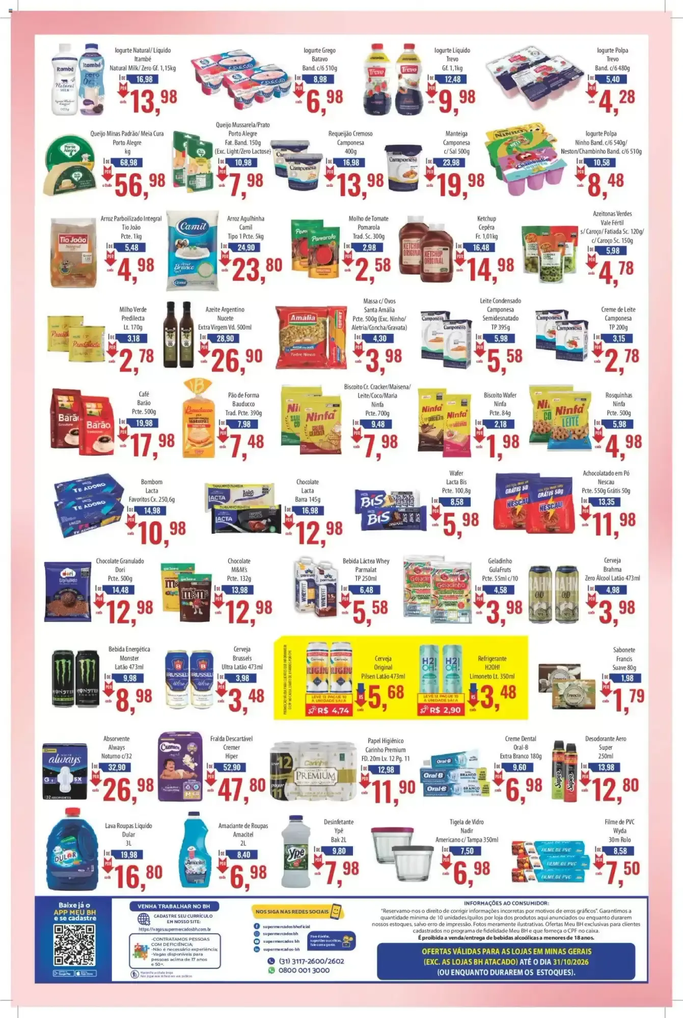 Encarte de Folheto Supermercados BH 16 de outubro até 31 de outubro 2026 - Pagina 2