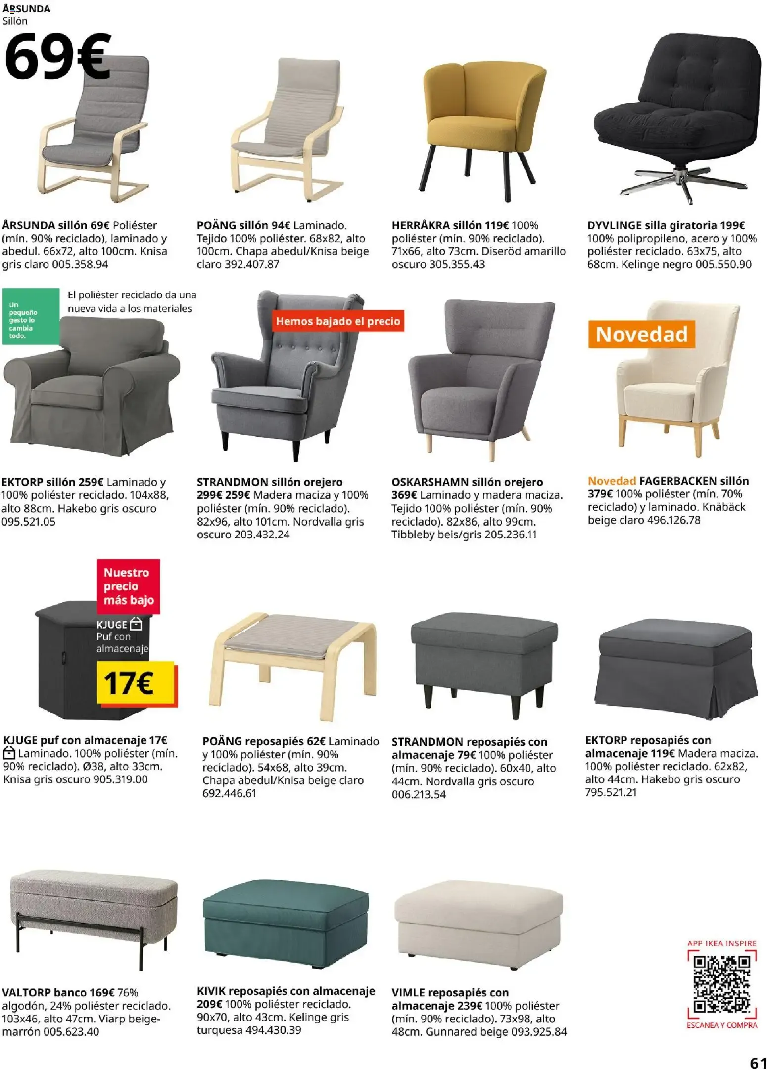 Catálogo de IKEA Salón 1 de septiembre al 31 de enero 2027 - Página 61