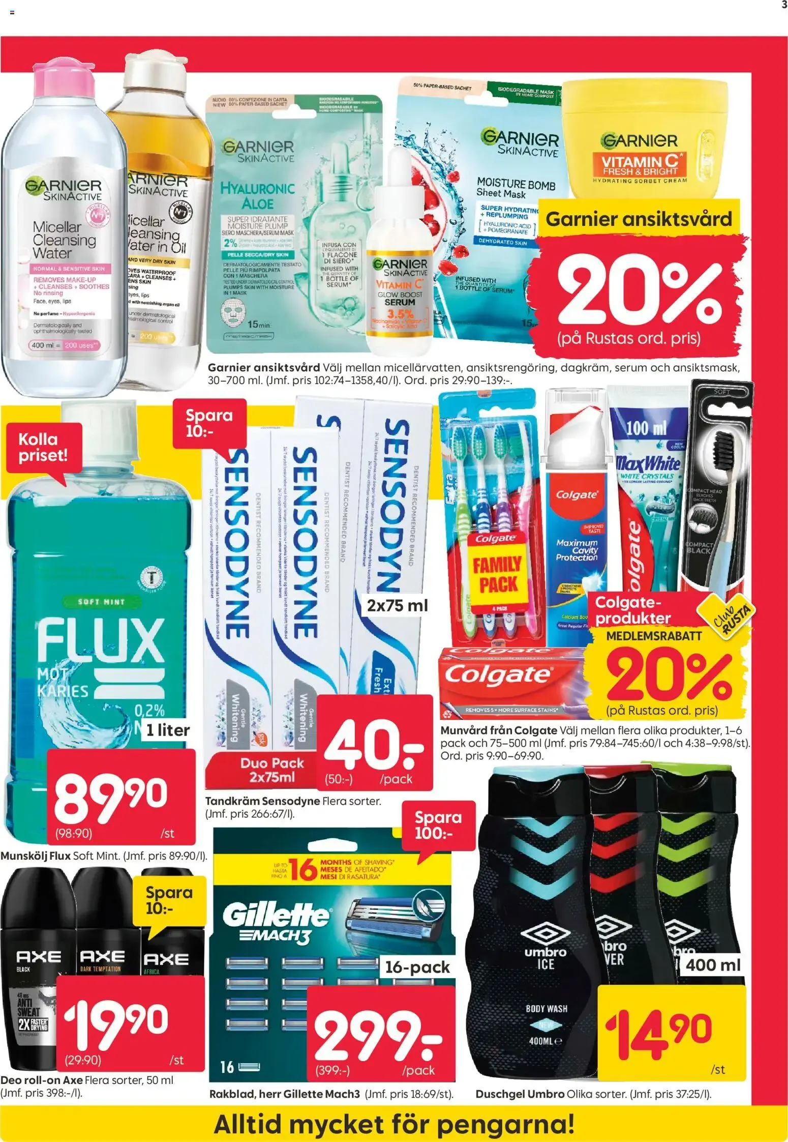 Rusta erbjudanden från 13/07/2026 - 19/07/2026 > Reklamblad nuvarande rabatter från 13 juli till 19 juli 2026 - Reklamblad sidor 3