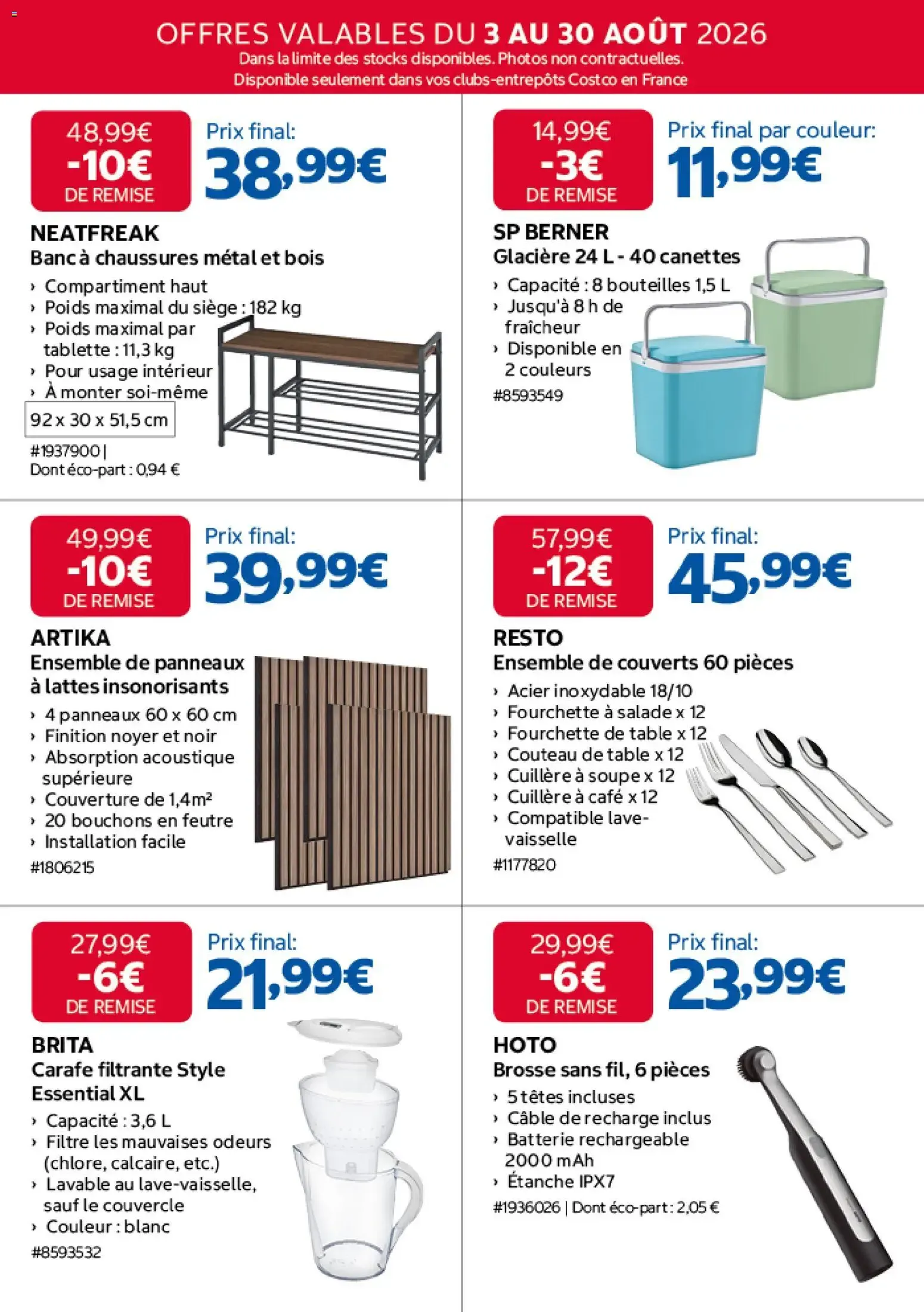 Costco catalogue à partir du 03/08/2026 - promo en ligne du 3 août au 30 août 2026 - Catalogue page 3