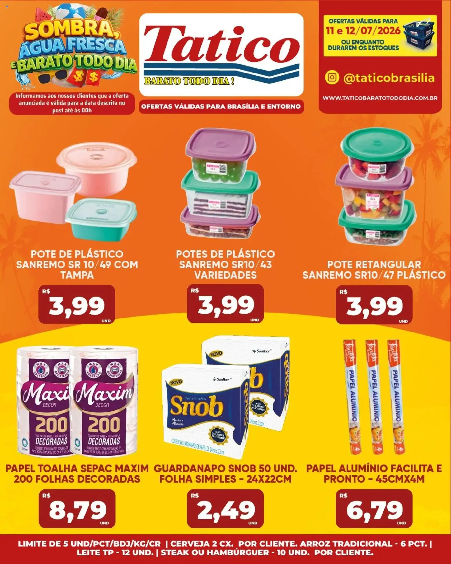 Encarte de Tatico ofertas Fim de Semana de 11/07/2026 | Promoções Online 11 de julho até 12 de julho 2026 - Pagina 5
