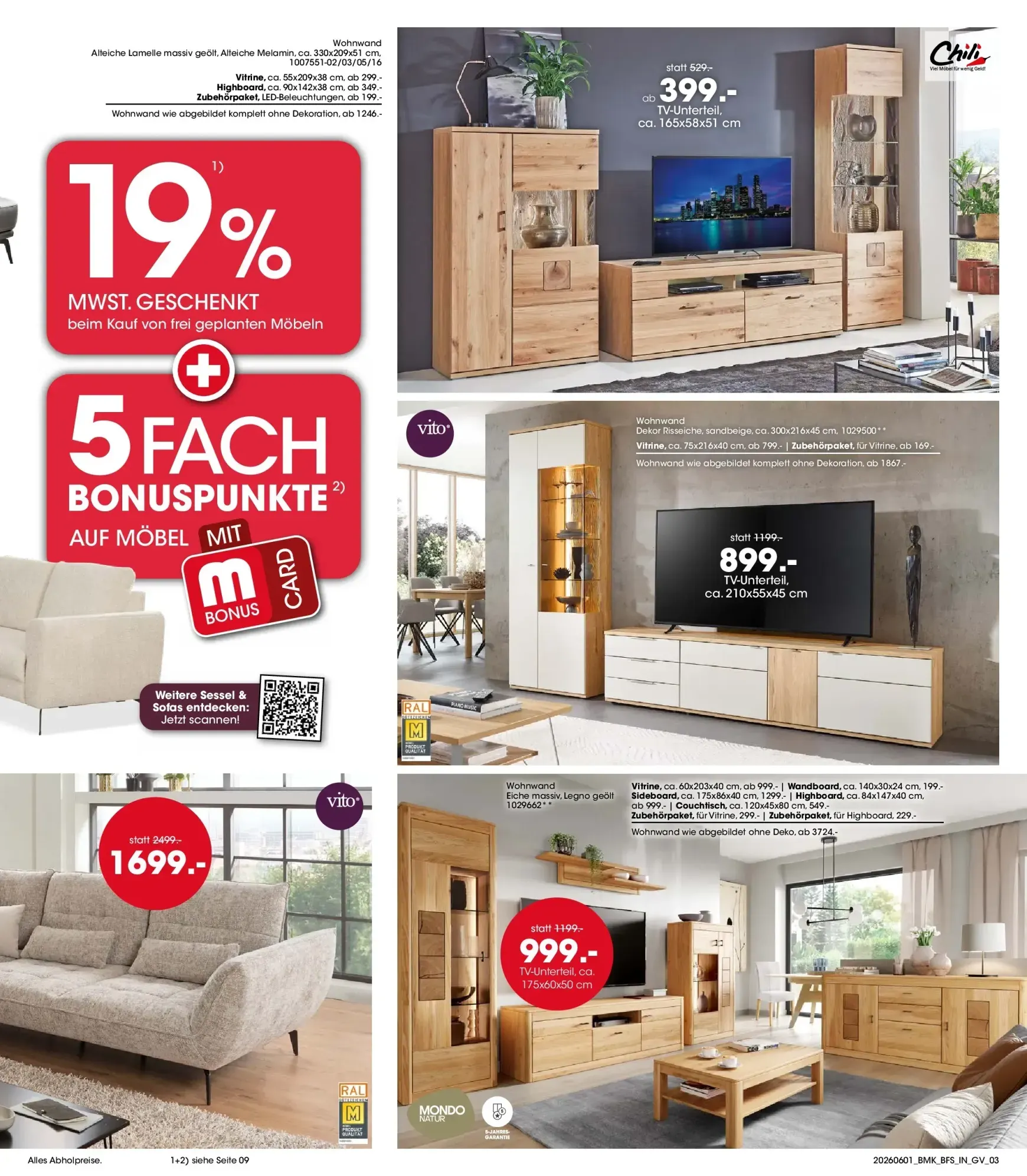 Möbel Martin Prospekt – von Montag 01.06.2026 bis Dienstag 30.06.2026 von 1. Juni bis 30. Juni 2026 - Prospekt seite 3