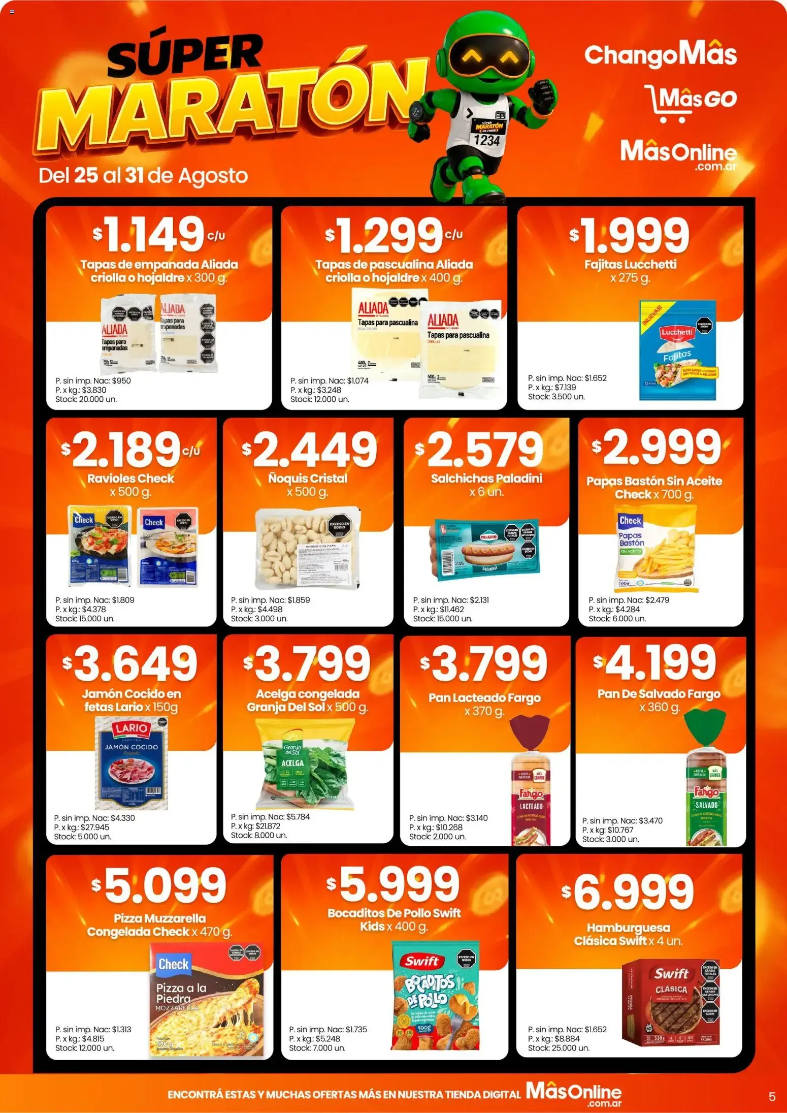 Ofertas de Changomas ofertas || del 25/08/2026 - 31/08/2026 || Catálogo 25 de agosto al 31 de agosto 2026 - Página 5 del catálogo