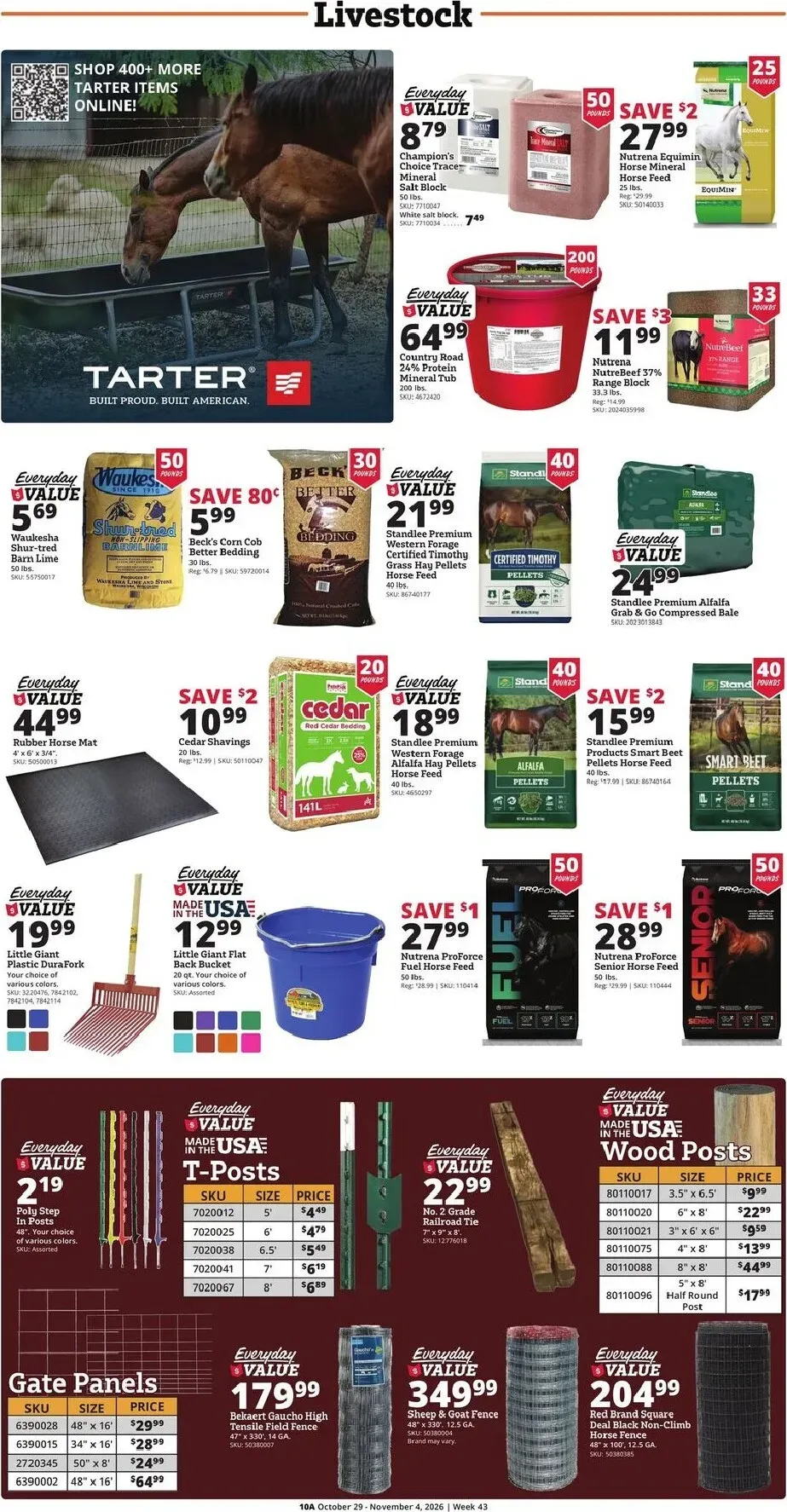 Weekly ad Current Rural King leaflet valid from Thursday 10/29/2026 to Wednesday 11/04/2026 from October 29 to November 4 2026 - Page 10