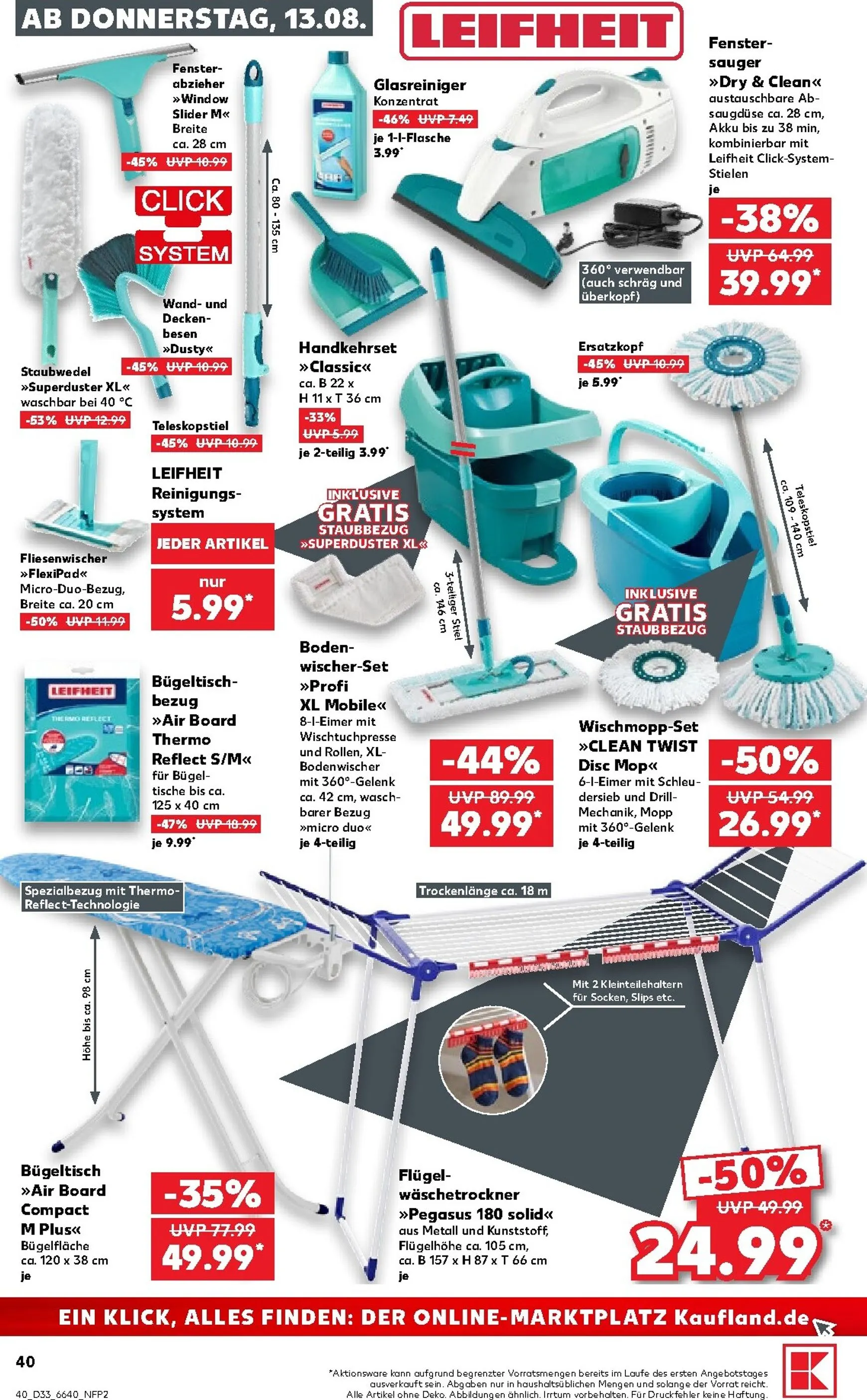 Neuer Kaufland Prospekt – von Donnerstag 13.08.2026 bis Mittwoch 19.08.2026 von 13. August bis 19. August 2026 - Prospekt seite 40