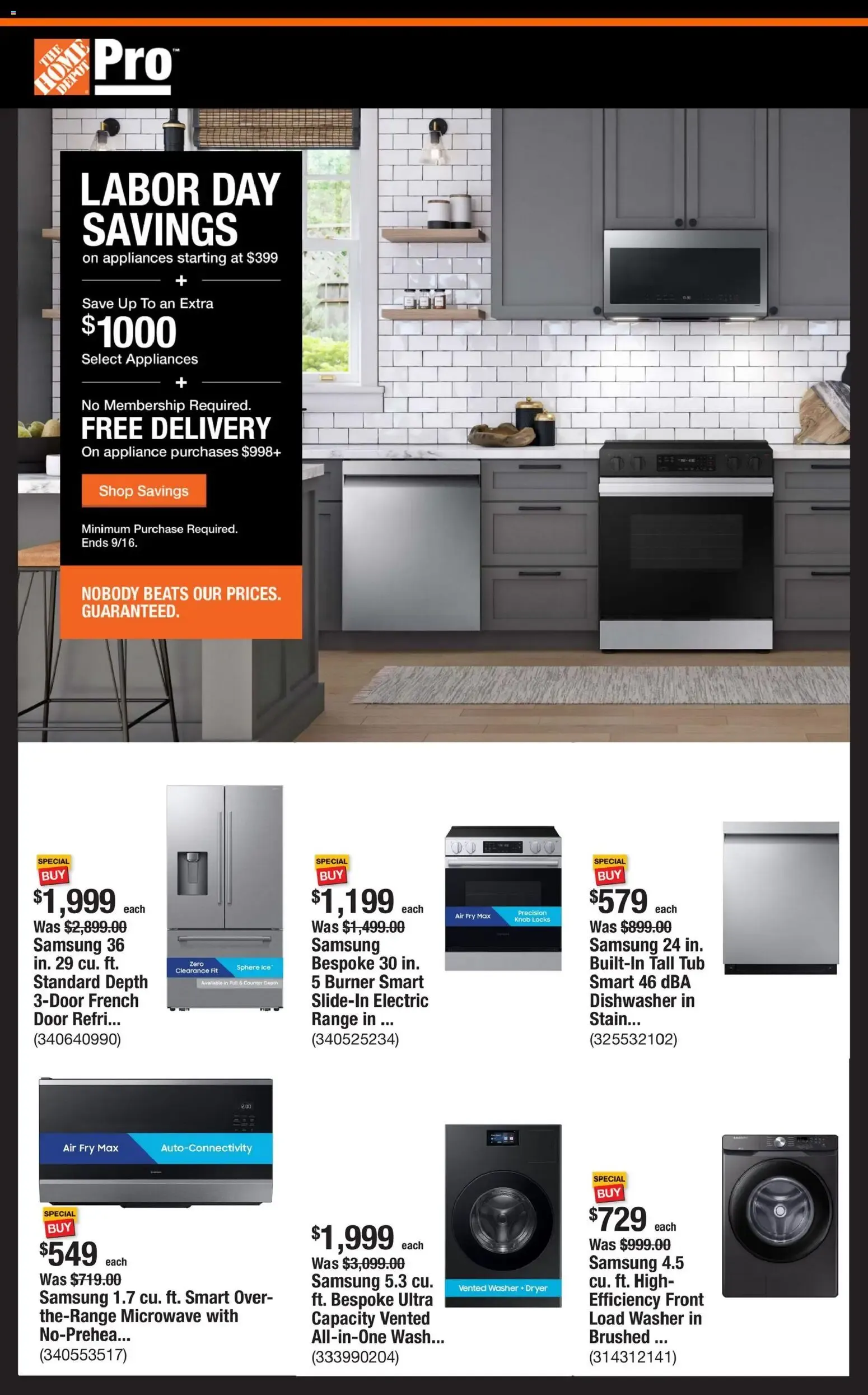 Labor Day Savings