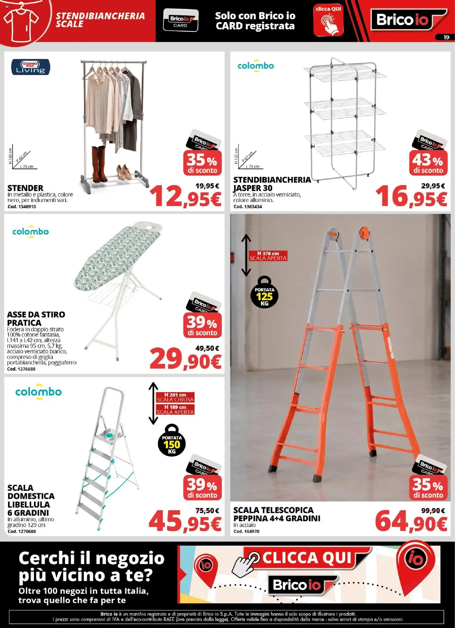 Nuovo Brico io volantino Sistemazione dal 20/08/2026 > offerte anteprima 🛍️ da 20 agosto a 27 settembre di 2026 - Pagina del volantino 19