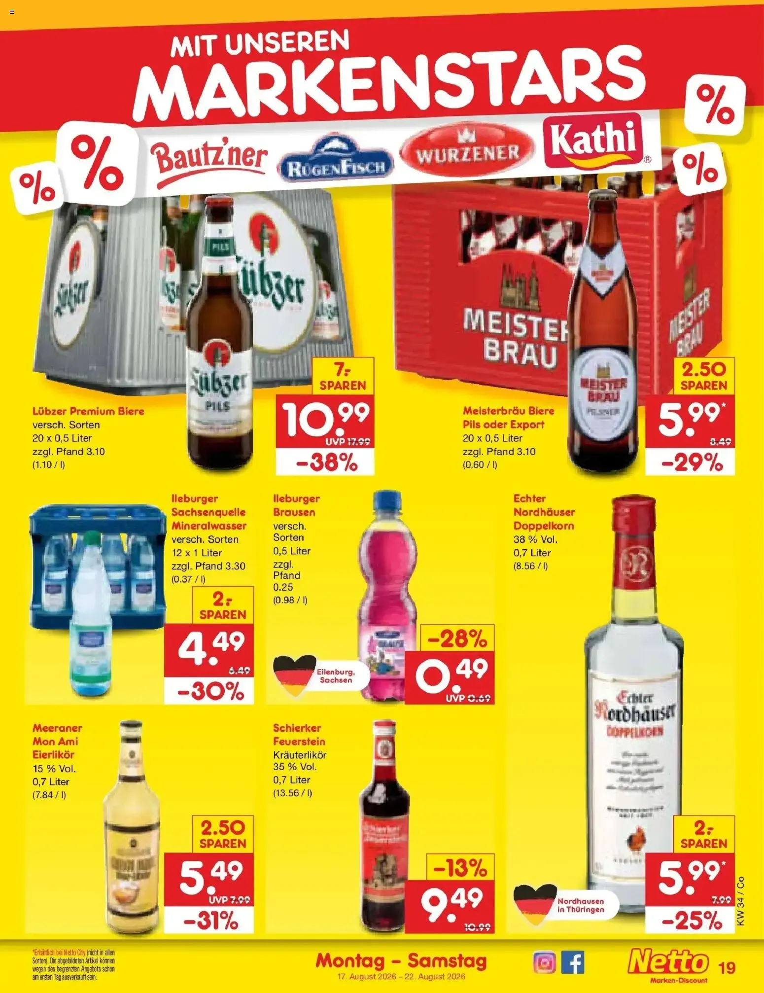 Netto Marken-Discount Prospekt Bitterfeld-Wolfen (ab 17.08.2026) » Angebote von 17. August bis 22. August 2026 - Prospekt seite 25
