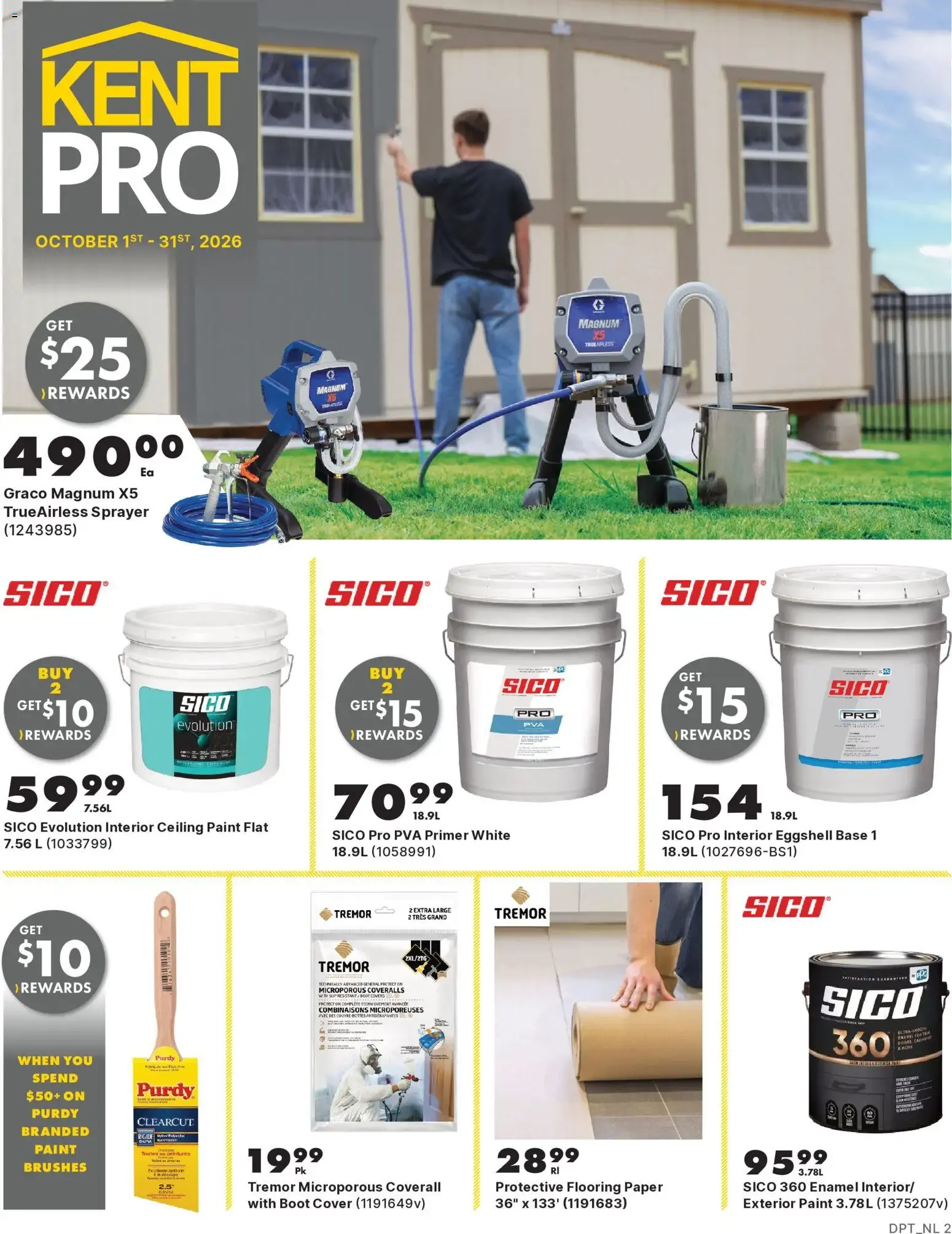 Kent flyer - KentPro Monthly - NL from Oct 1, 2026 > weekly specials & deals from October 1 to October 31 2026 - flyer page 1